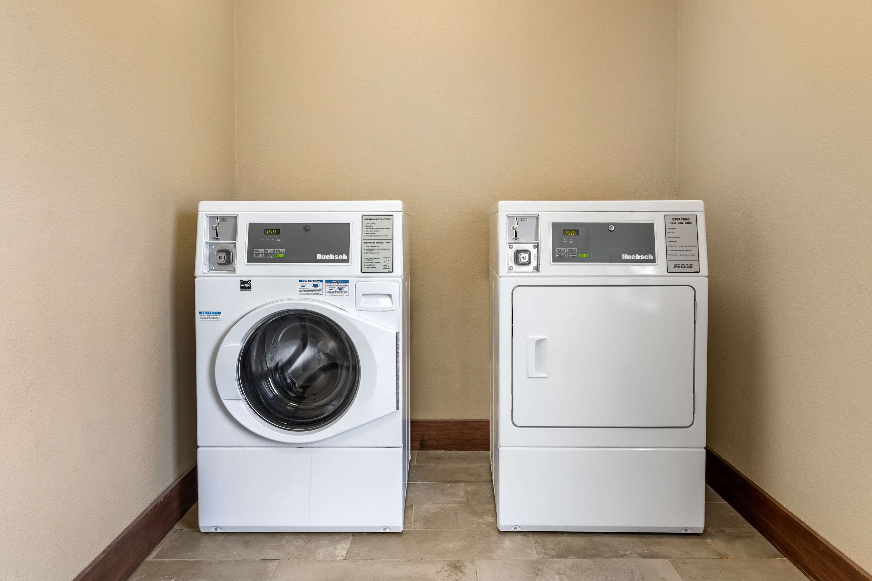 Guest laundry facilities