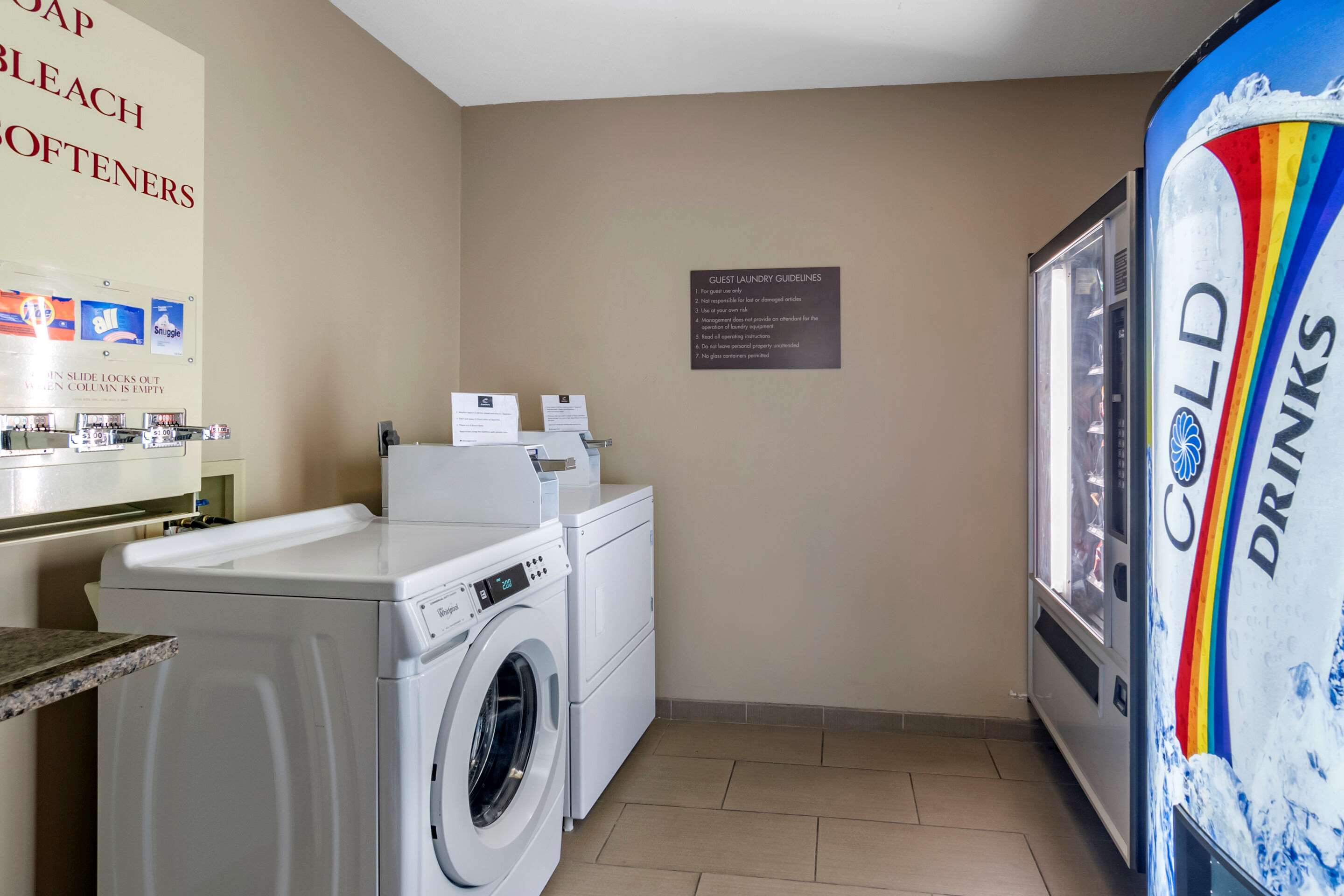 Guest laundry facilities