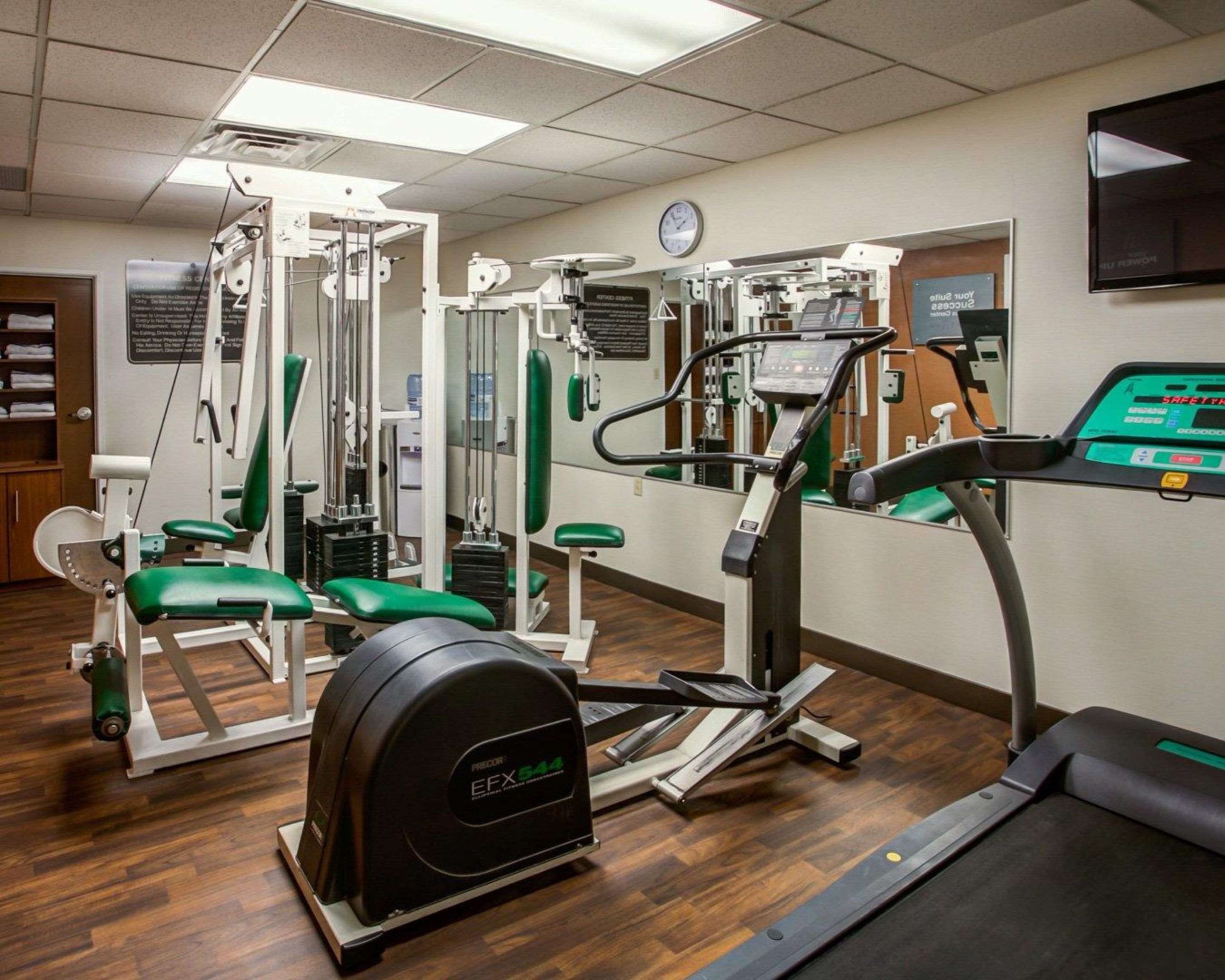Fitness center with television | Comfort Suites