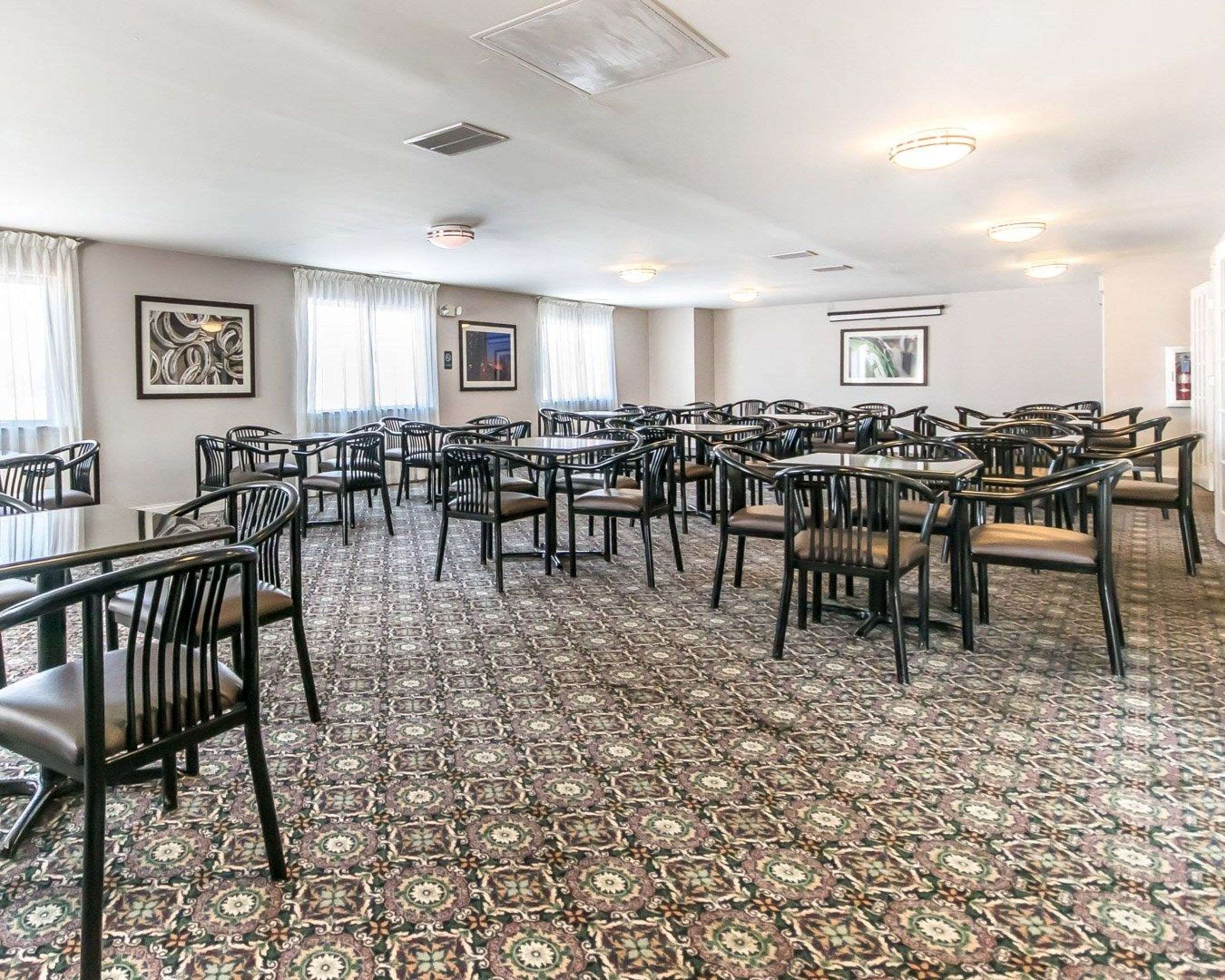 Spacious breakfast area