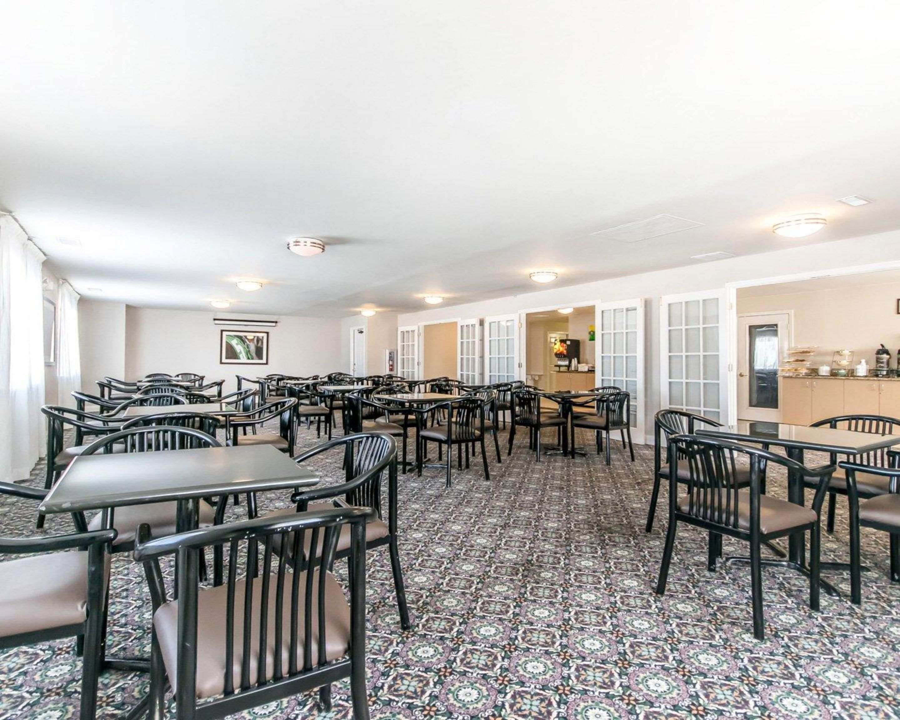 Enjoy breakfast in this seating area