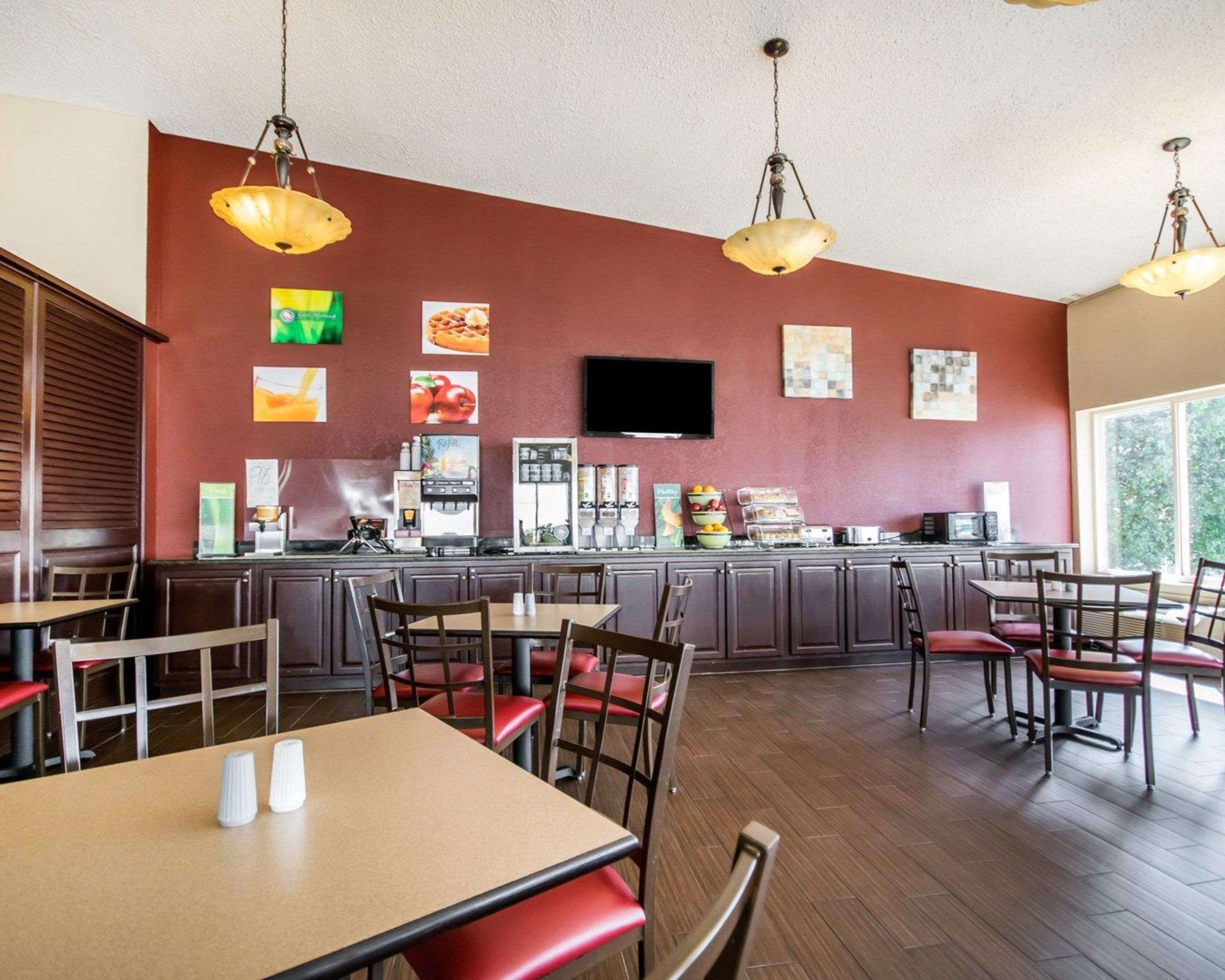 Spacious breakfast area