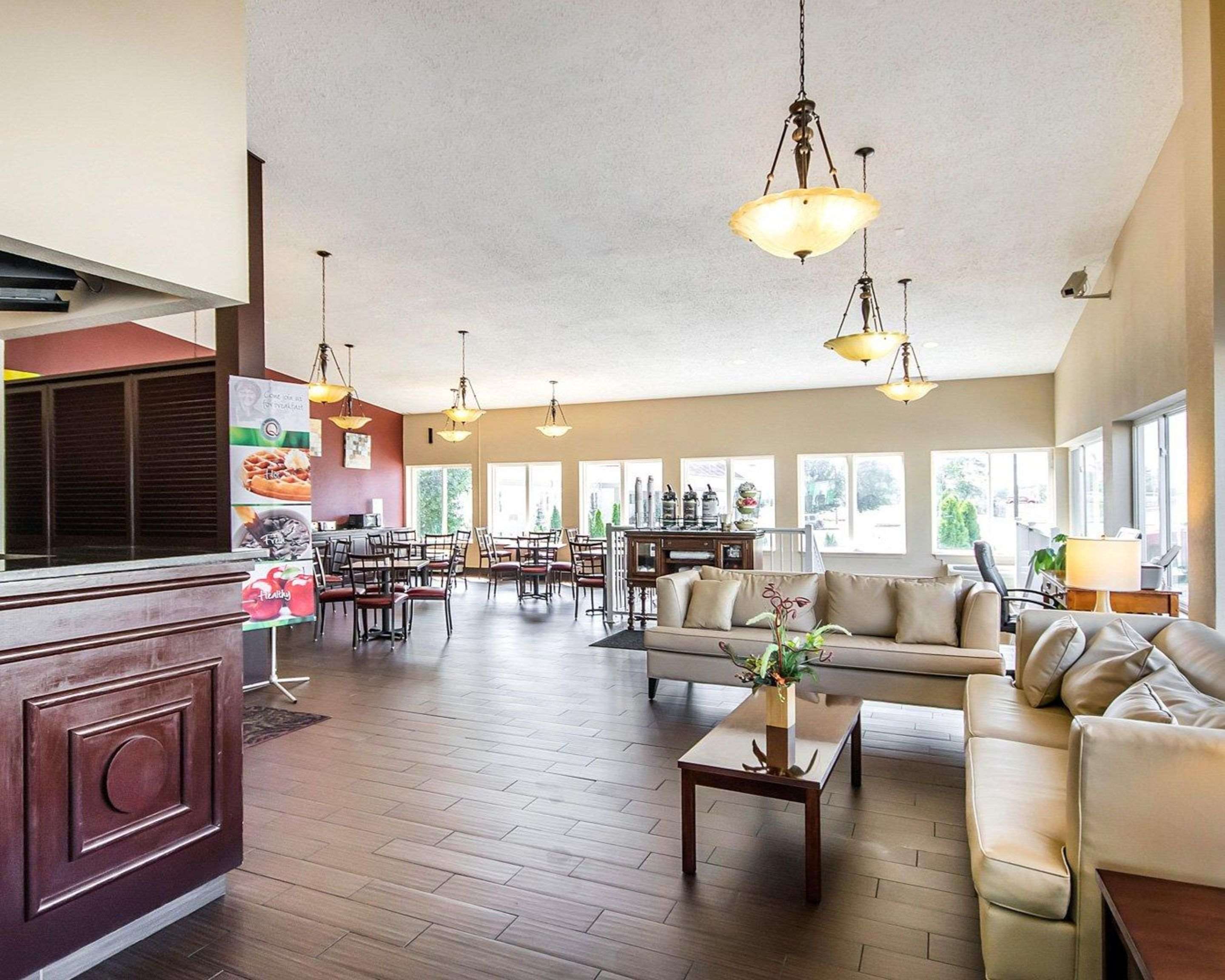 Spacious lobby