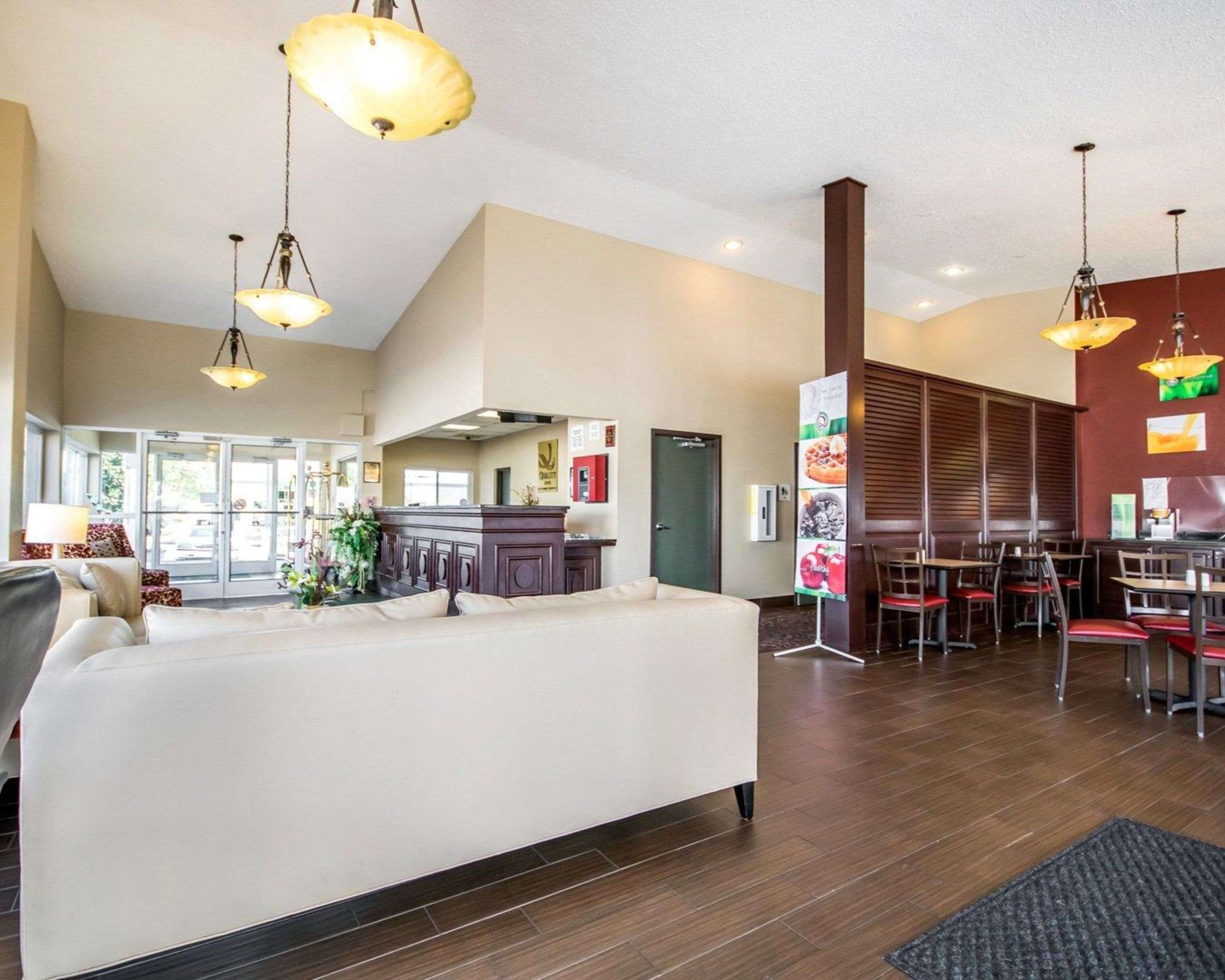 Spacious lobby