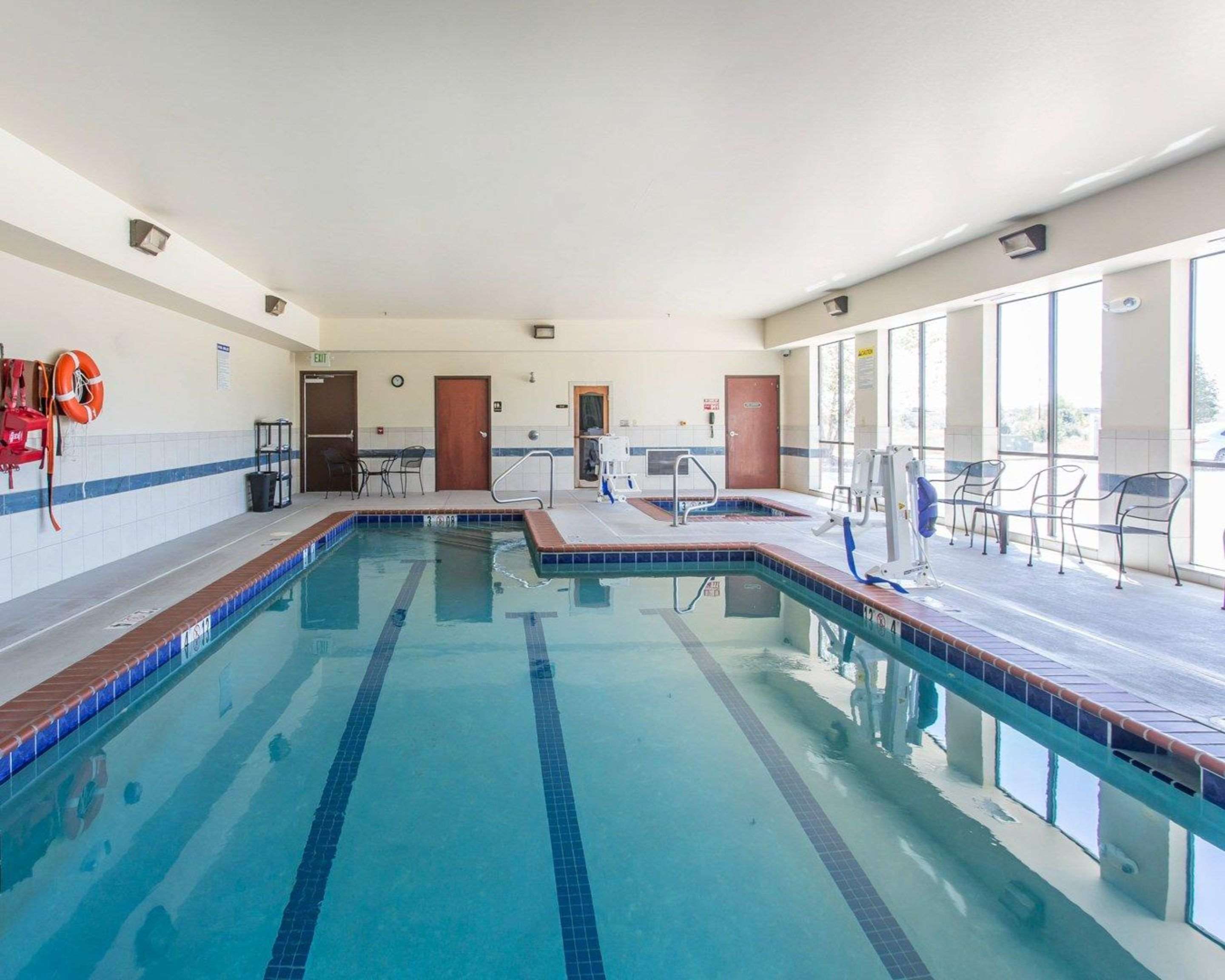 Indoor heated pool | Comfort Inn And Suites