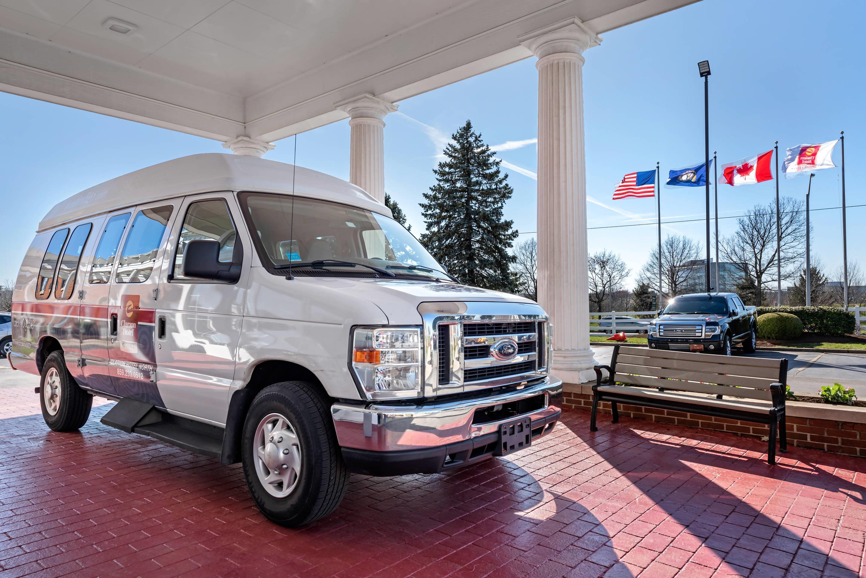 Hotel shuttle | Clarion Hotel Lexington