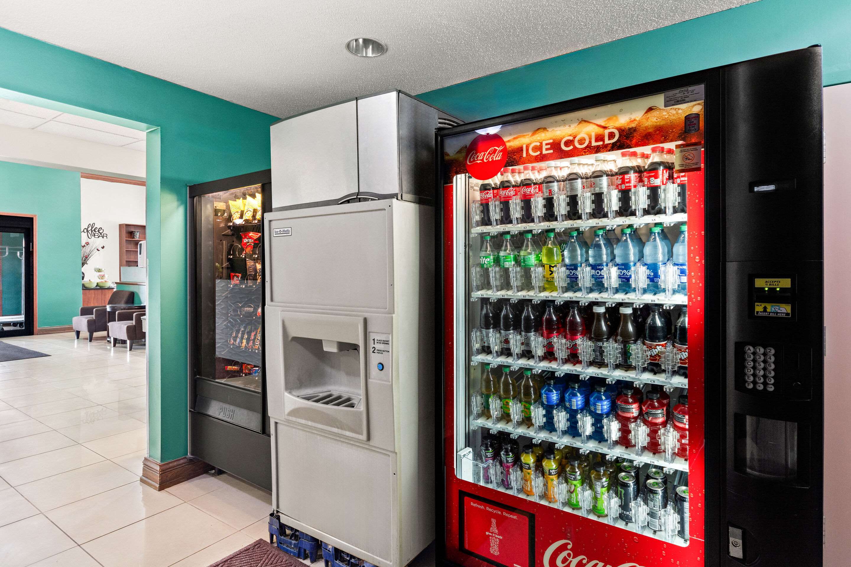 Hotel vending area