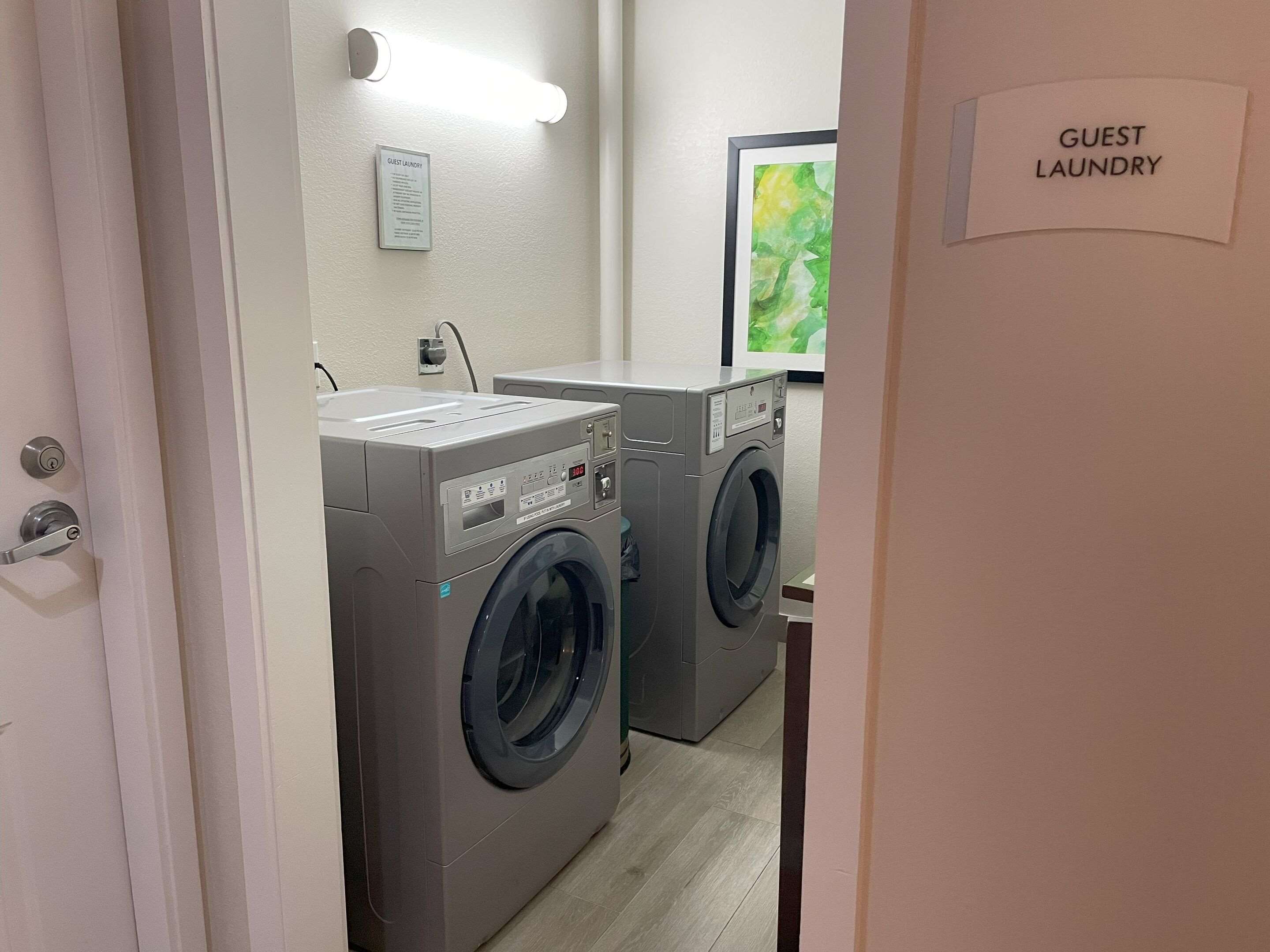 Guest laundry facilities