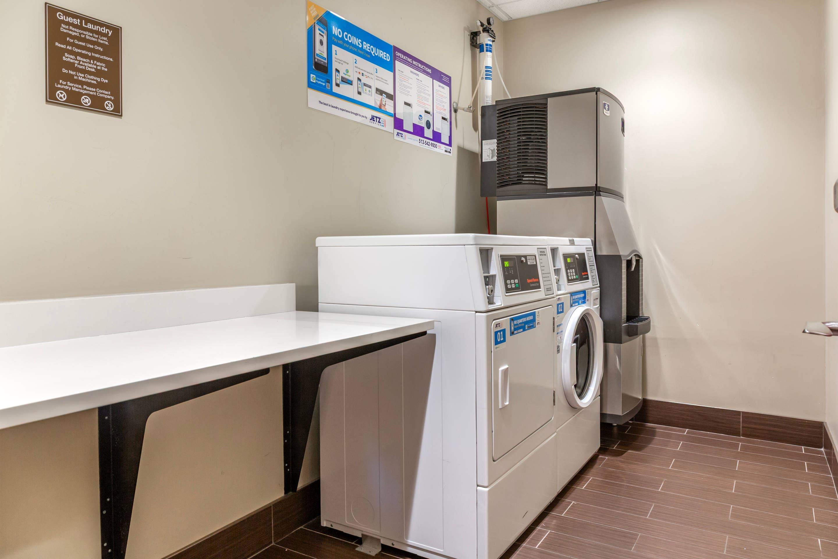 Guest laundry facilities | Comfort Suites Florence - Cincinnati South
