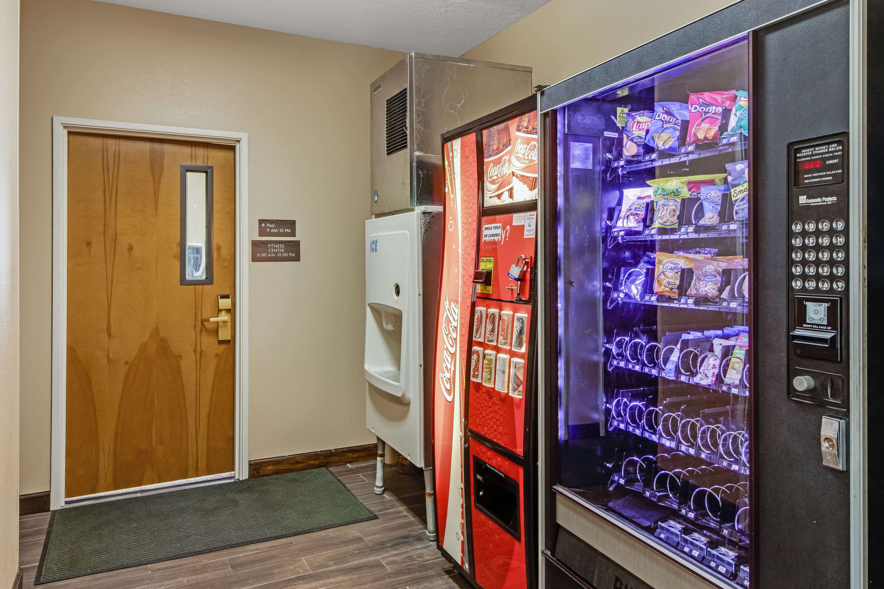 Hotel vending area