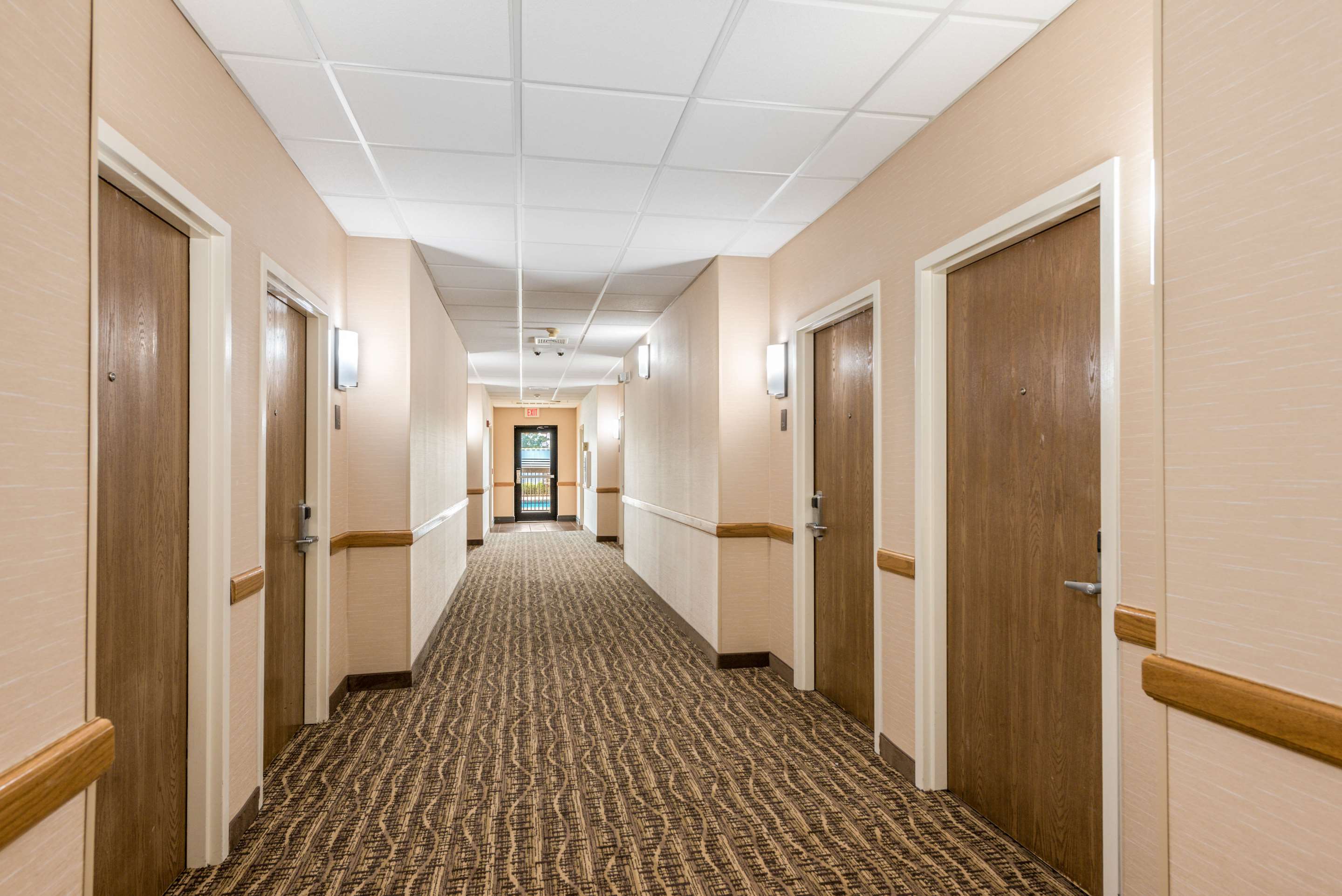 Hotel corridor