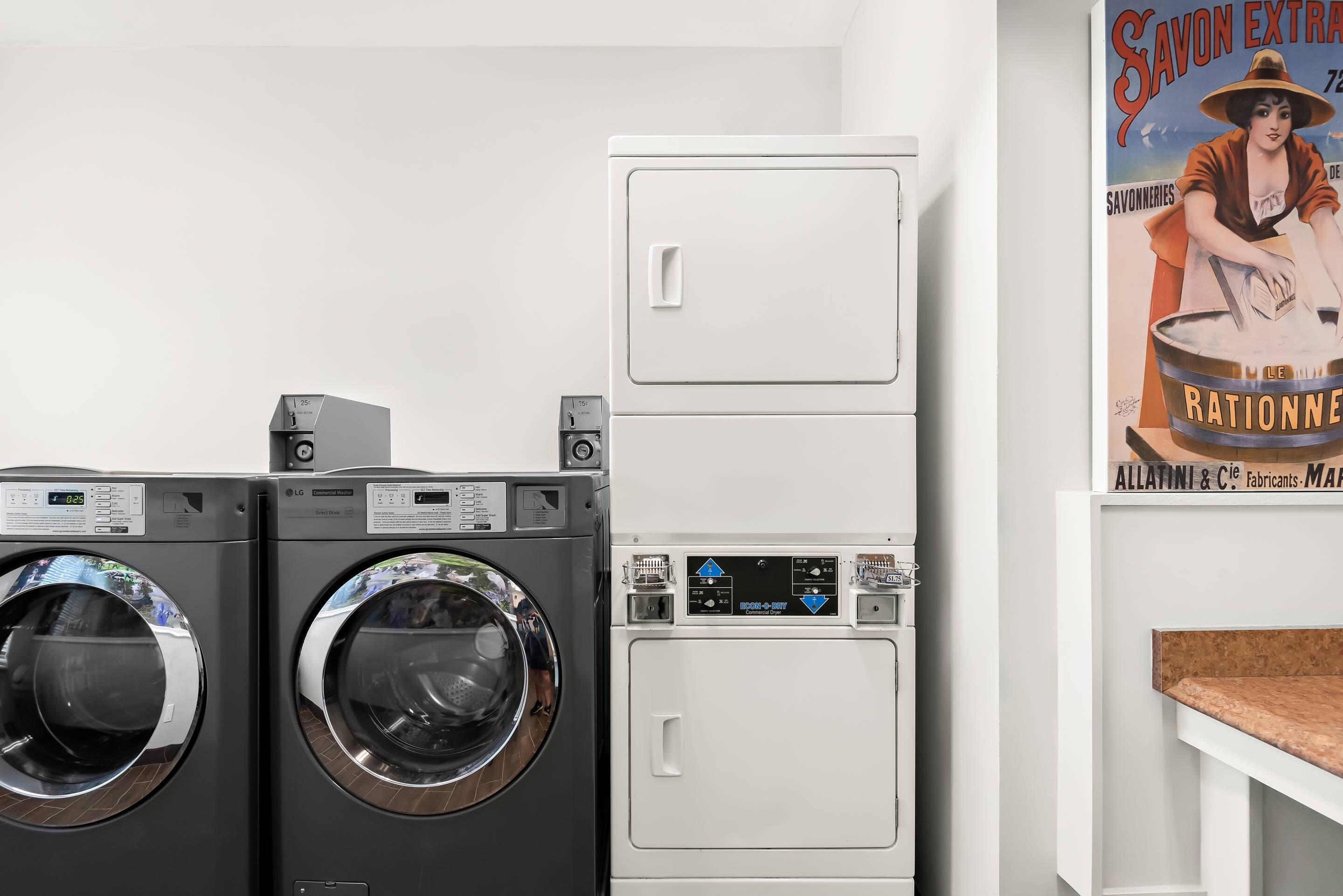 Guest laundry facilities