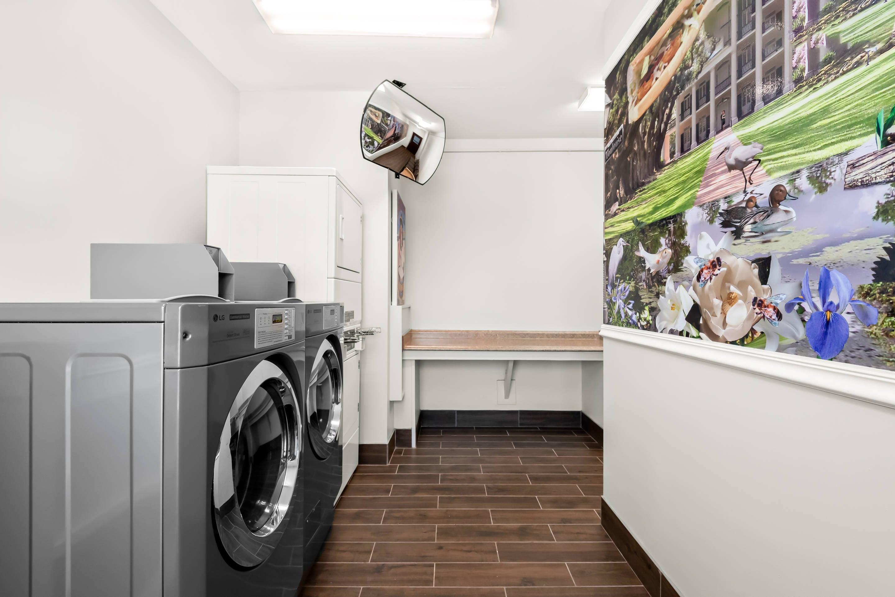 Guest laundry facilities