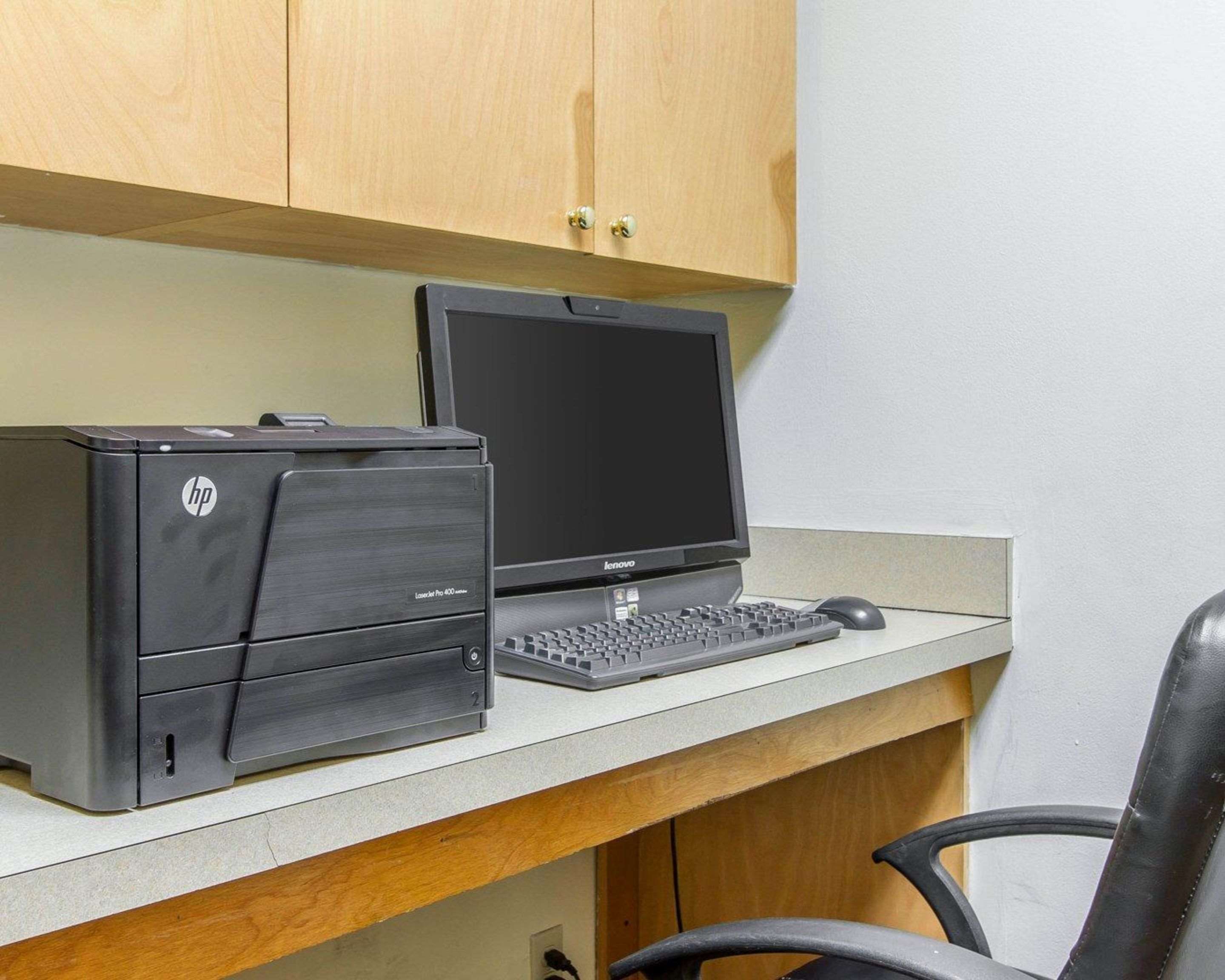 Business center with high-speed Internet access