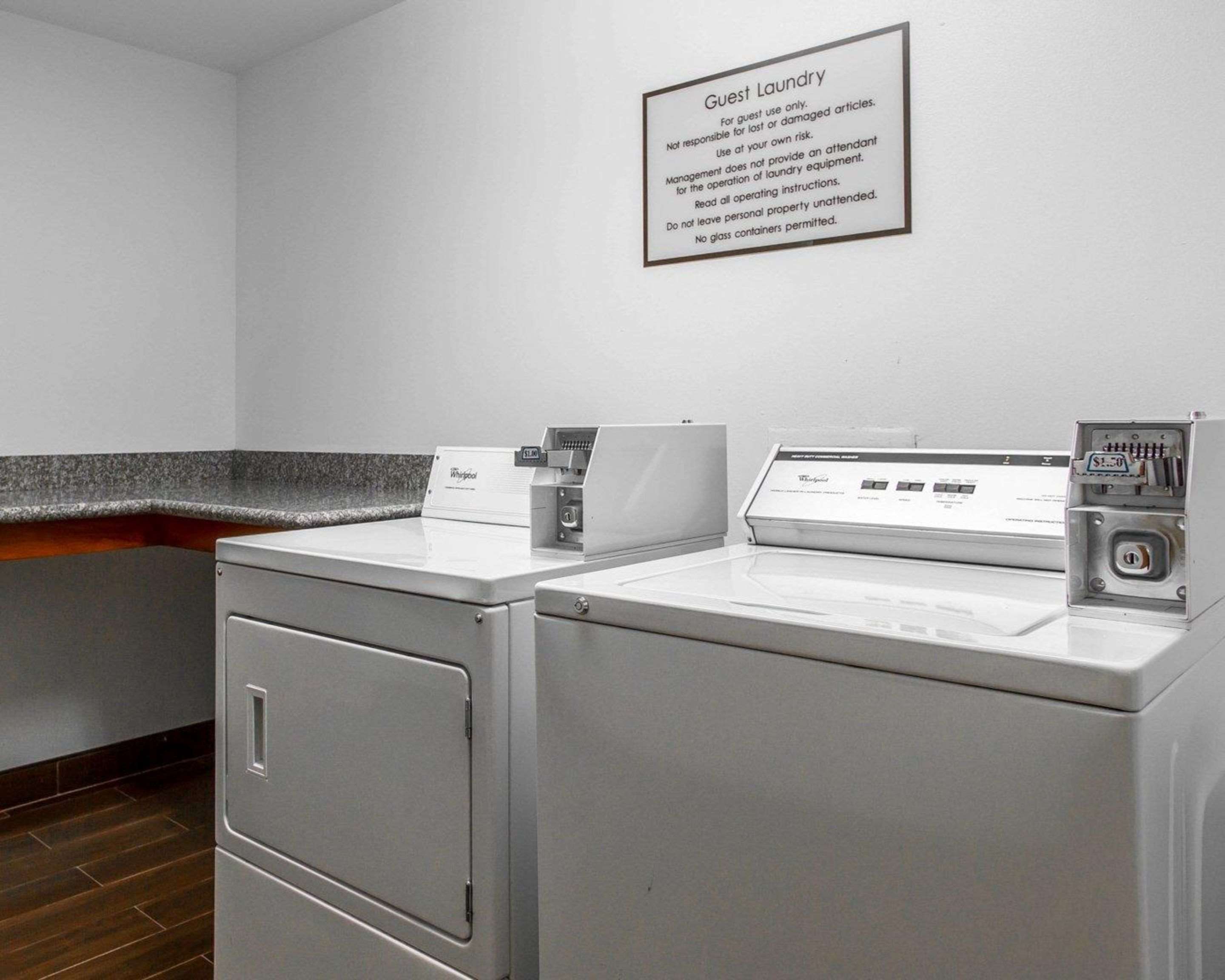 Guest laundry facilities