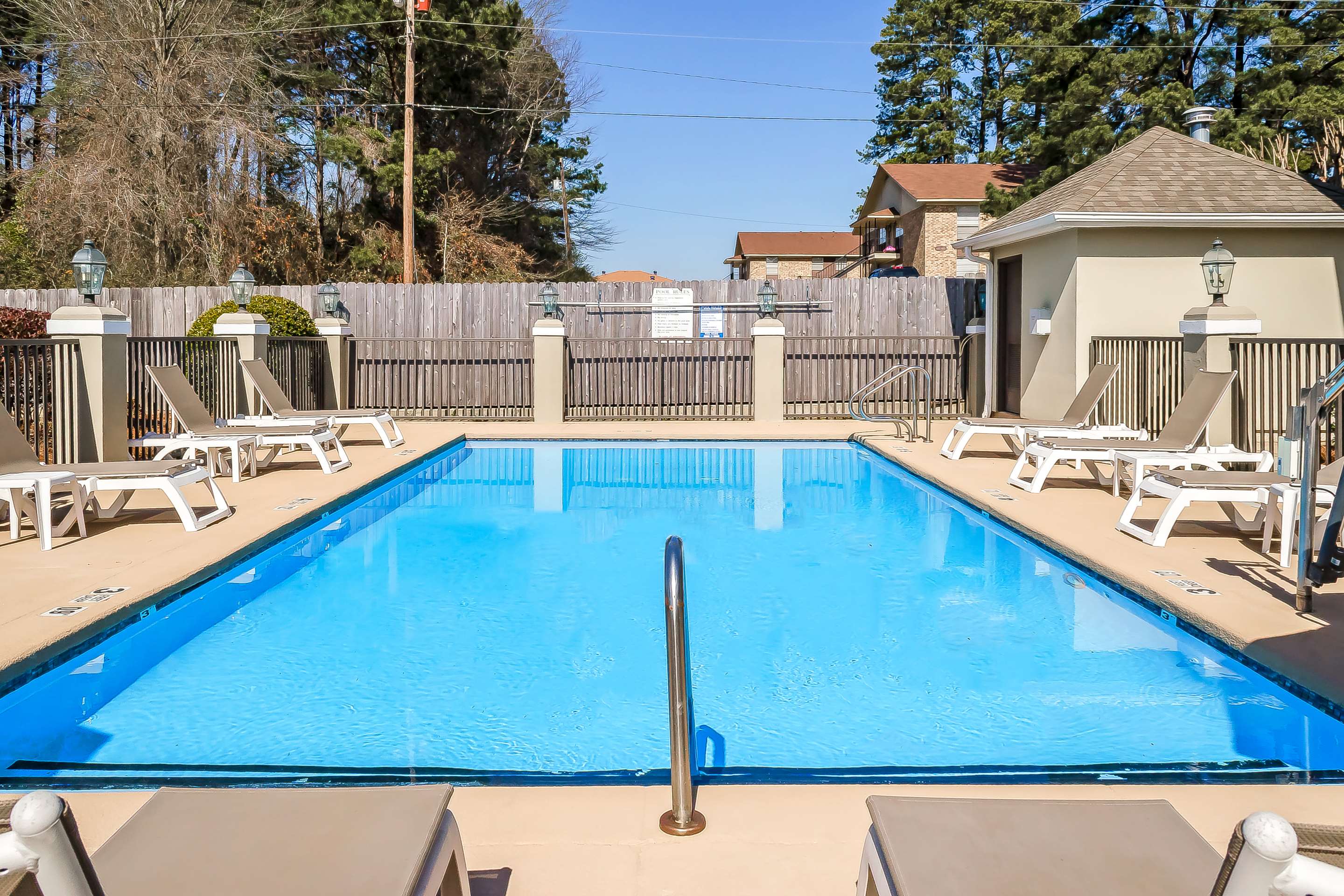 Outdoor seasonal pool