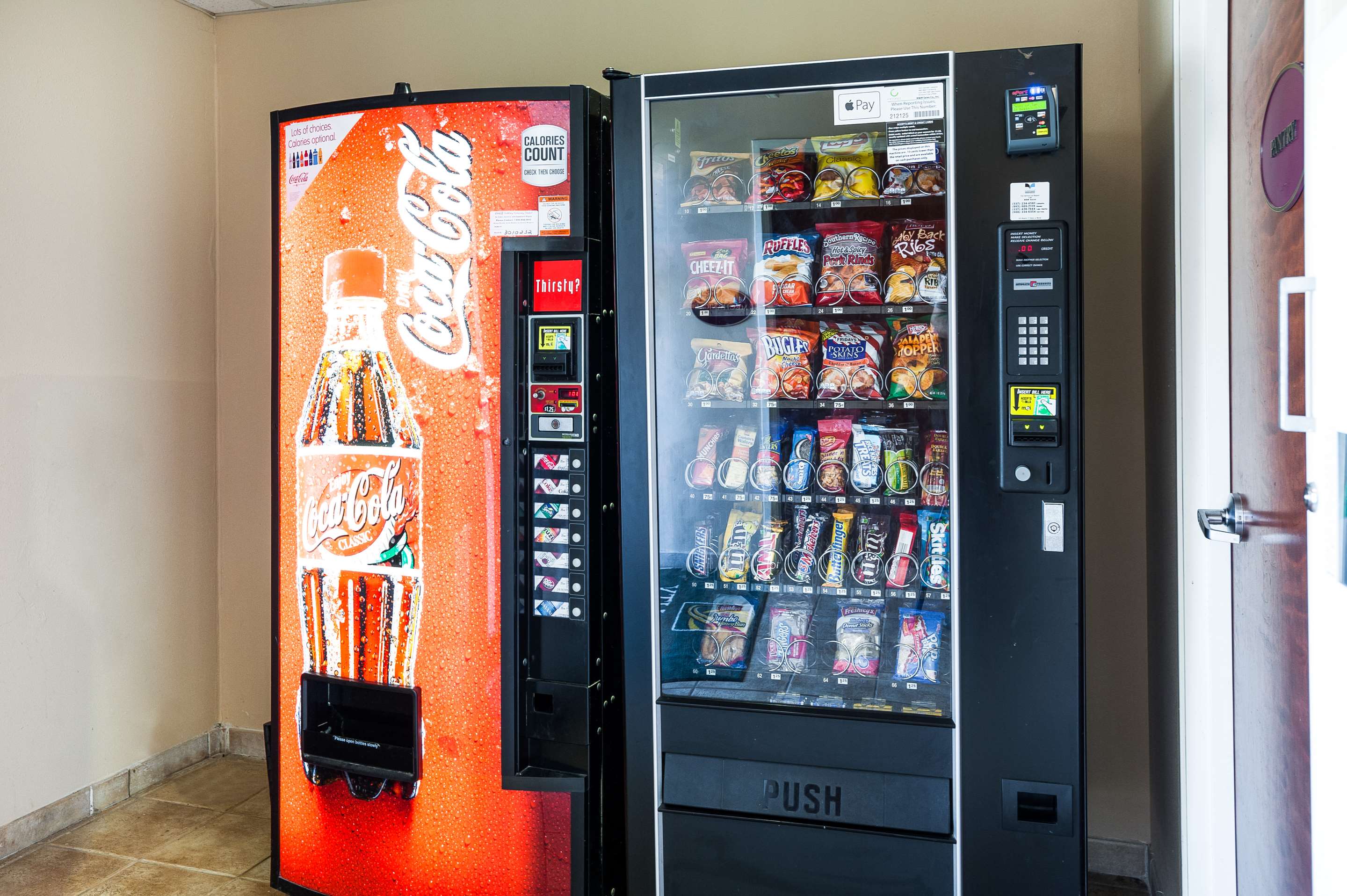 Hotel vending area