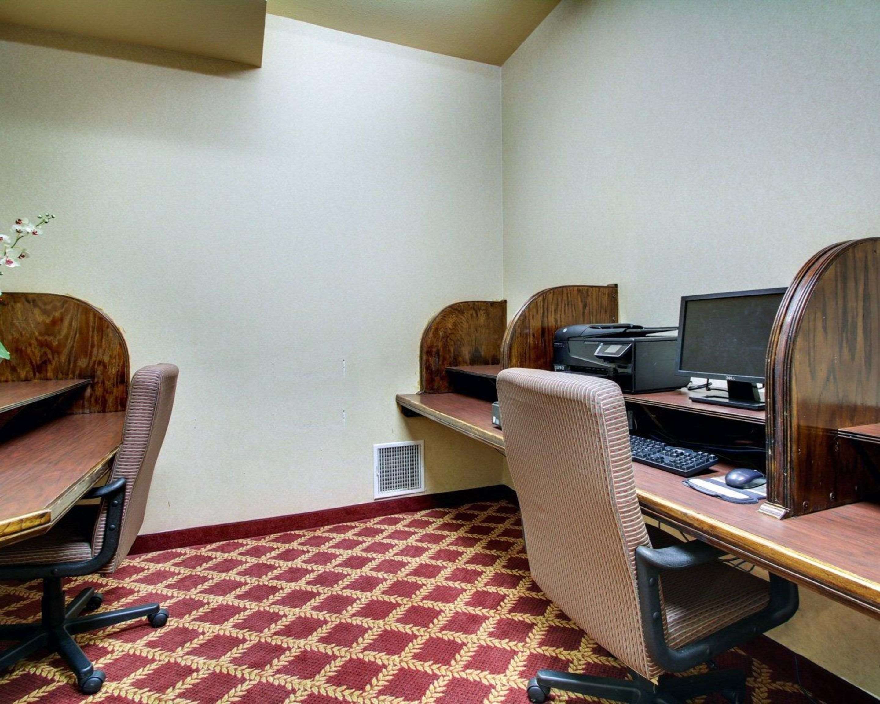Business center with high-speed Internet access