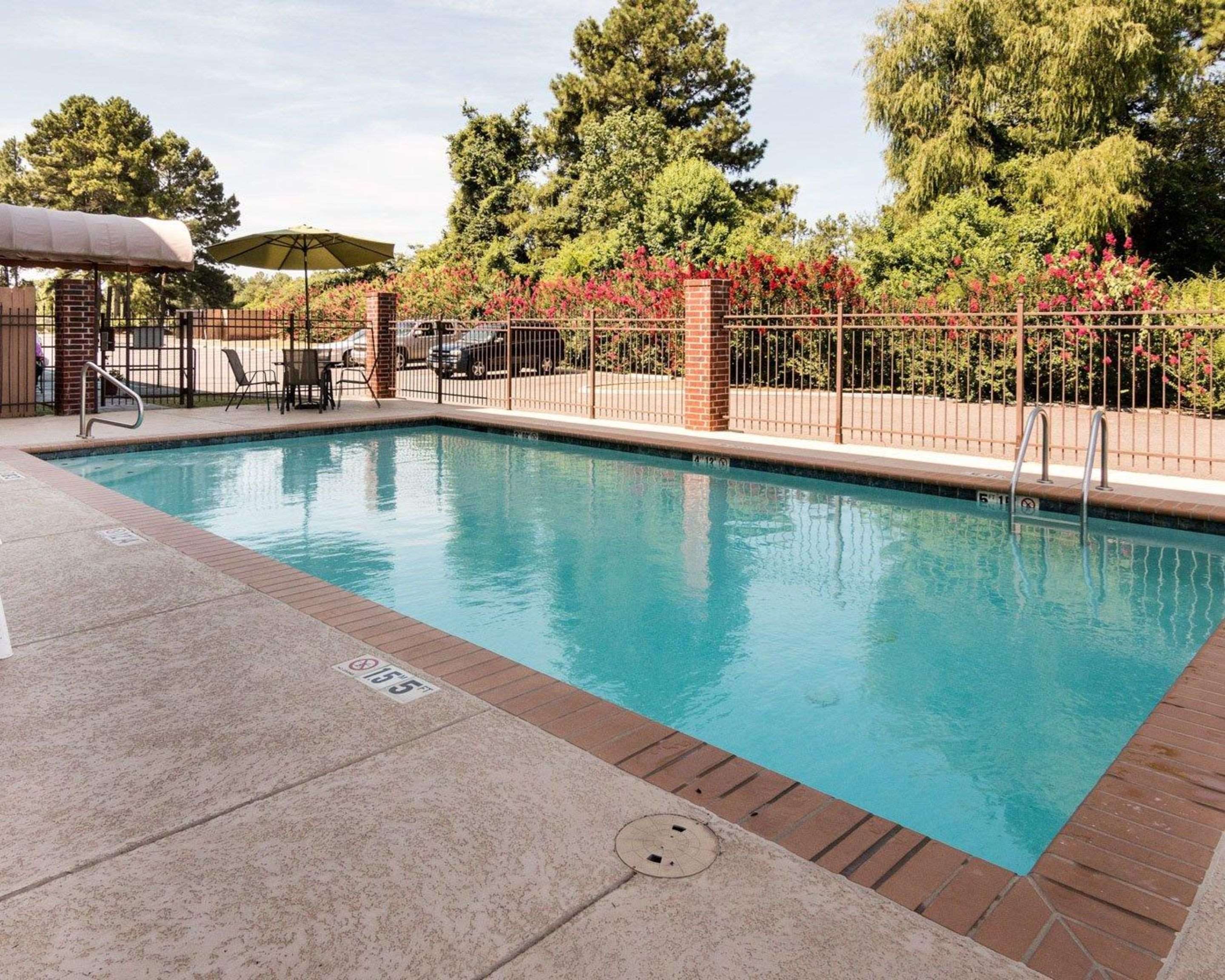 Outdoor pool with sundeck