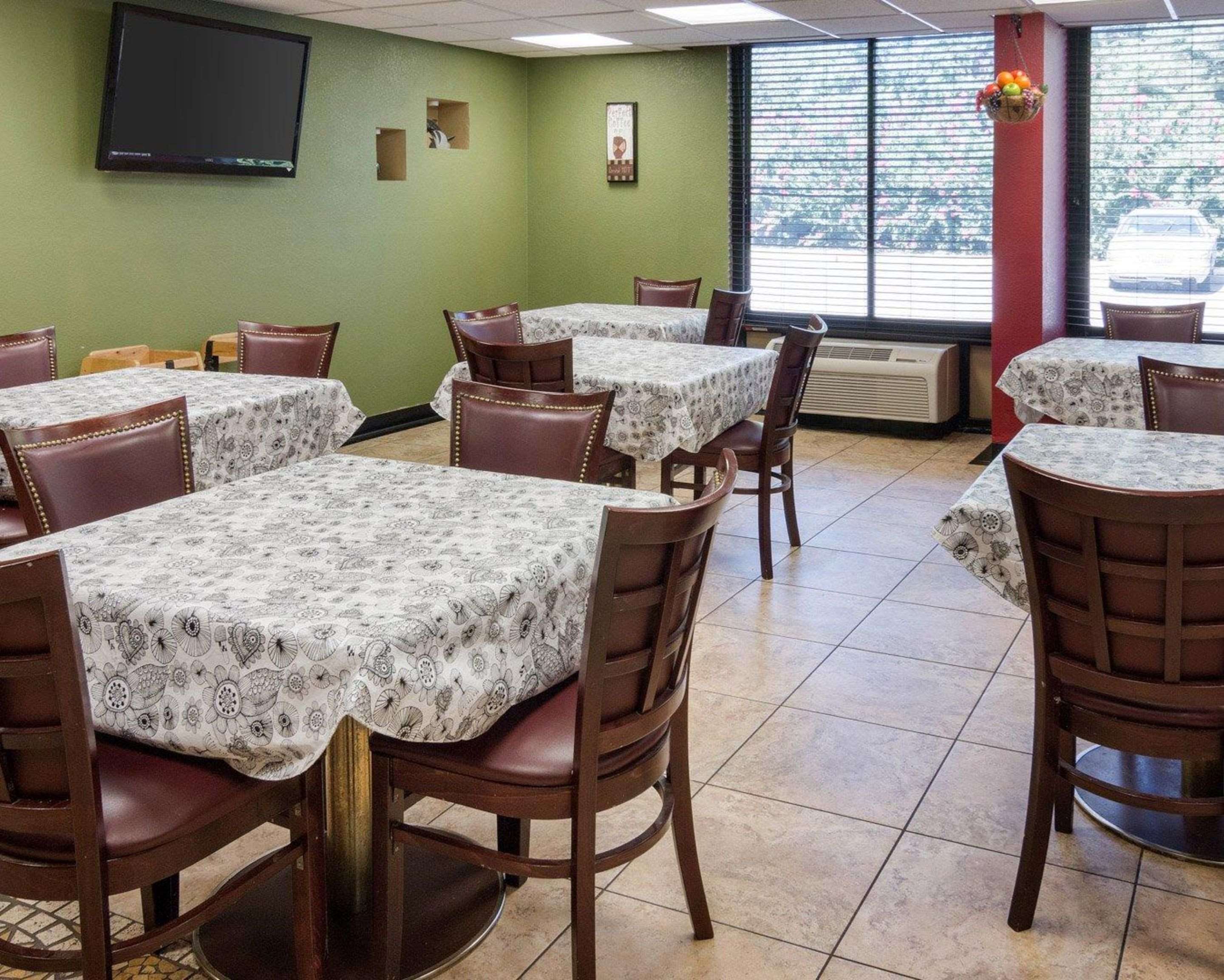 Enjoy breakfast in this seating area