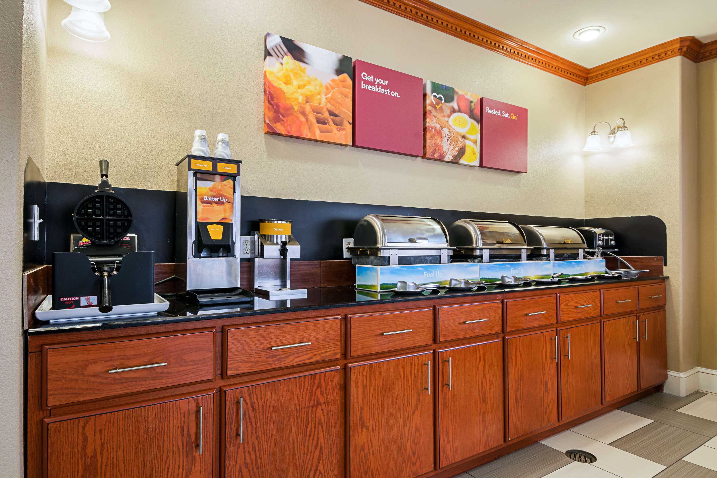 Free breakfast with waffles | Comfort Suites Lake Charles