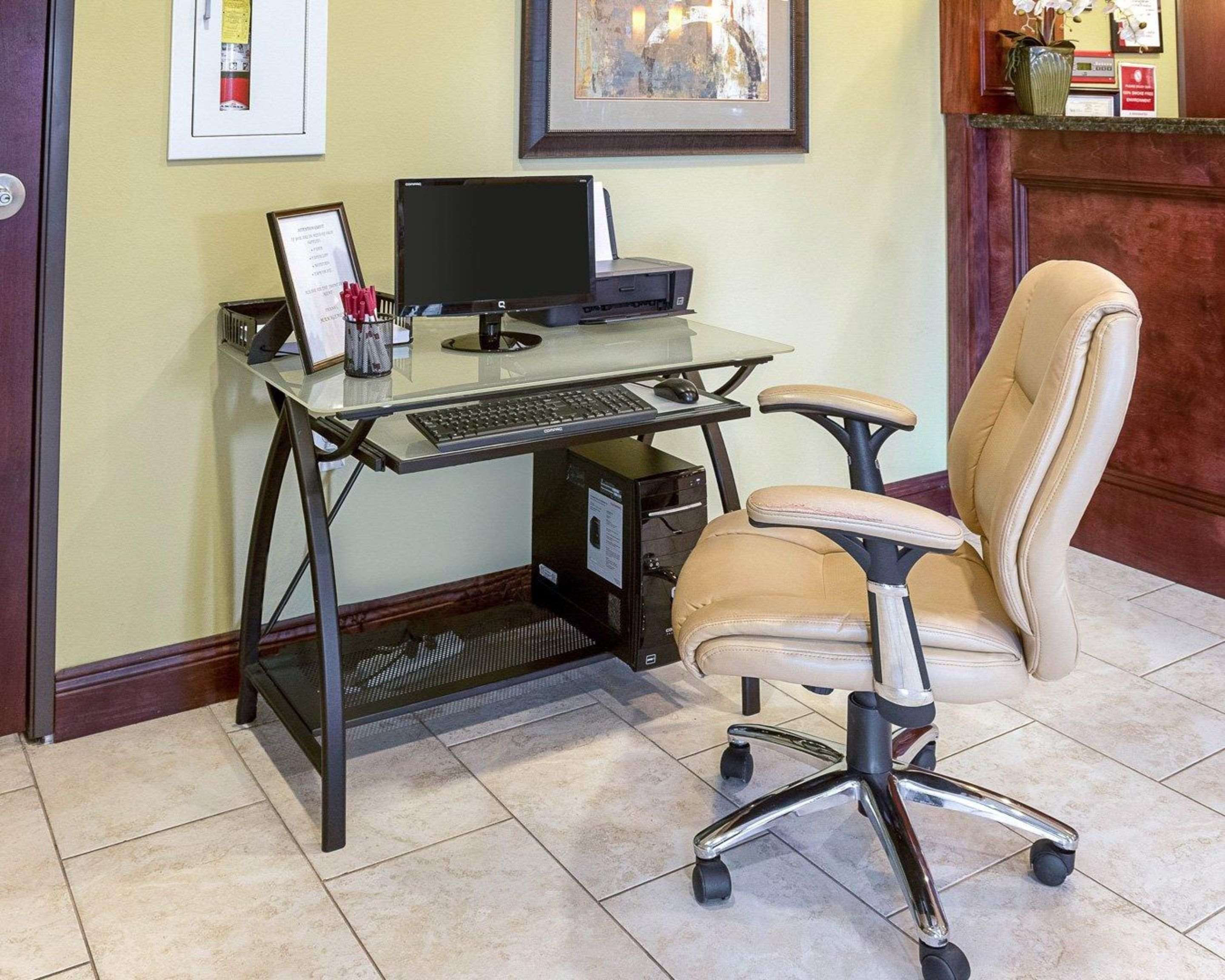 Business center with high-speed Internet access