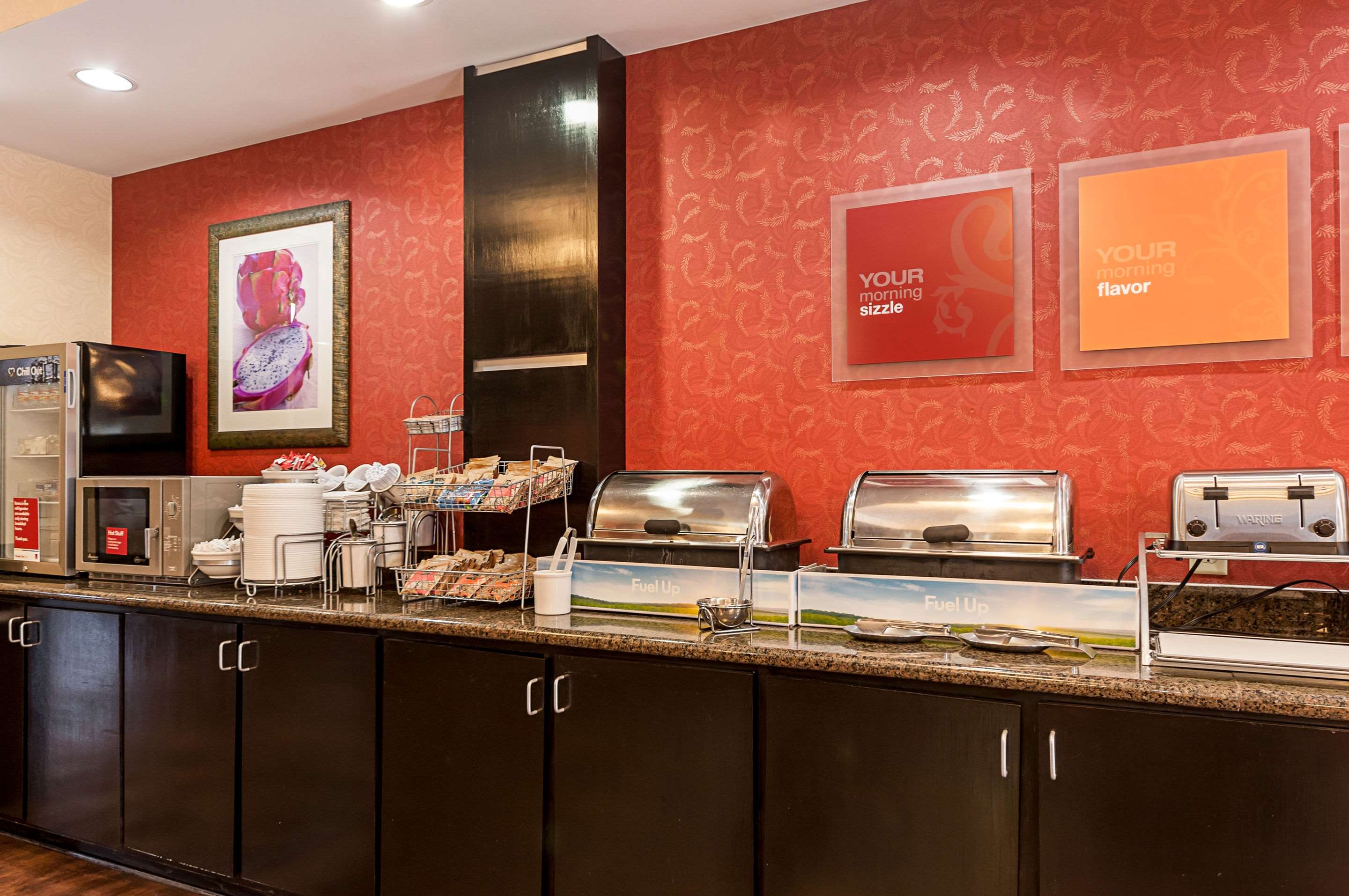 Variety of breakfast items to choose from | Comfort Suites Sulphur - Lake Charles