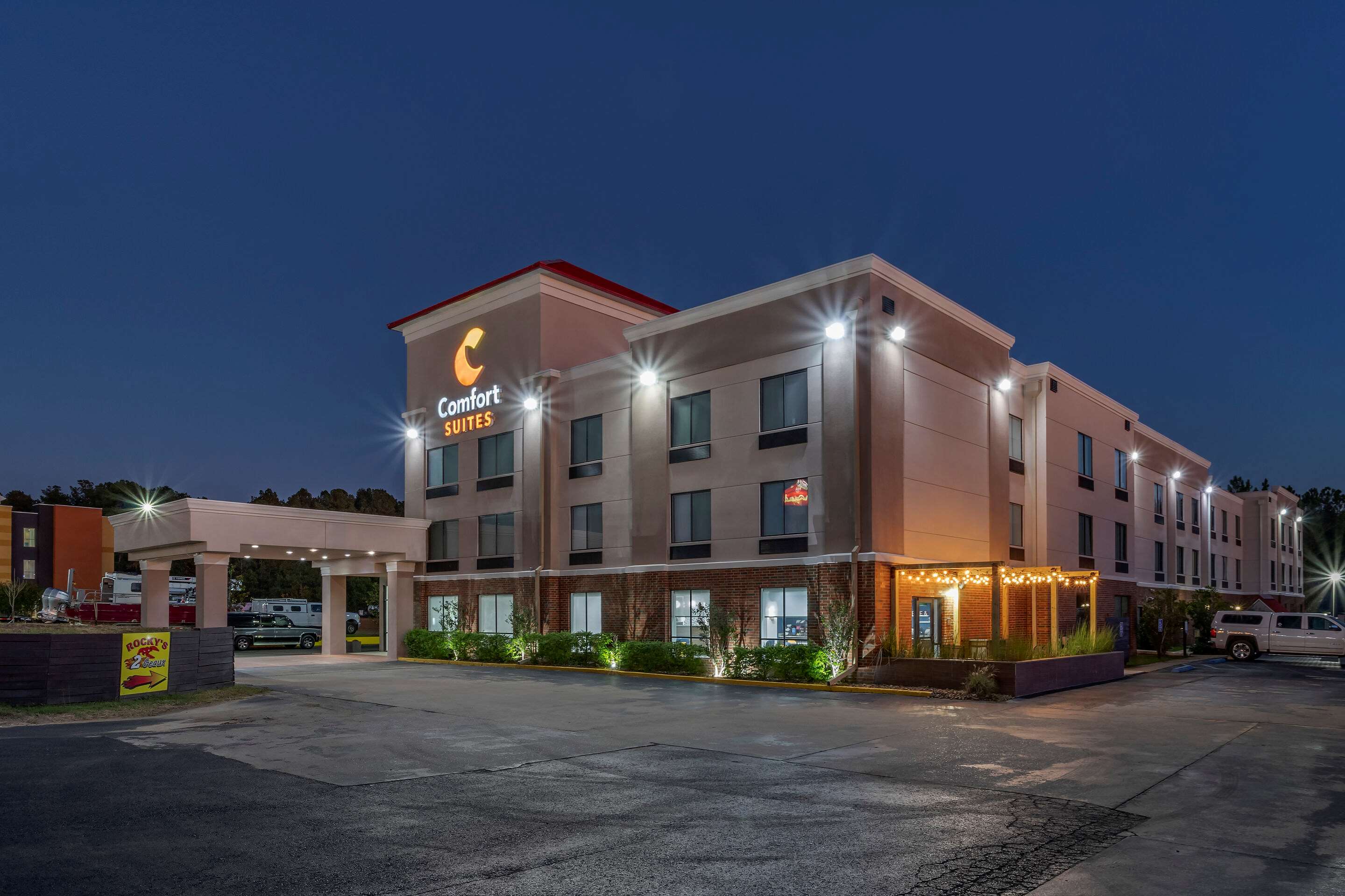 Hotel at night