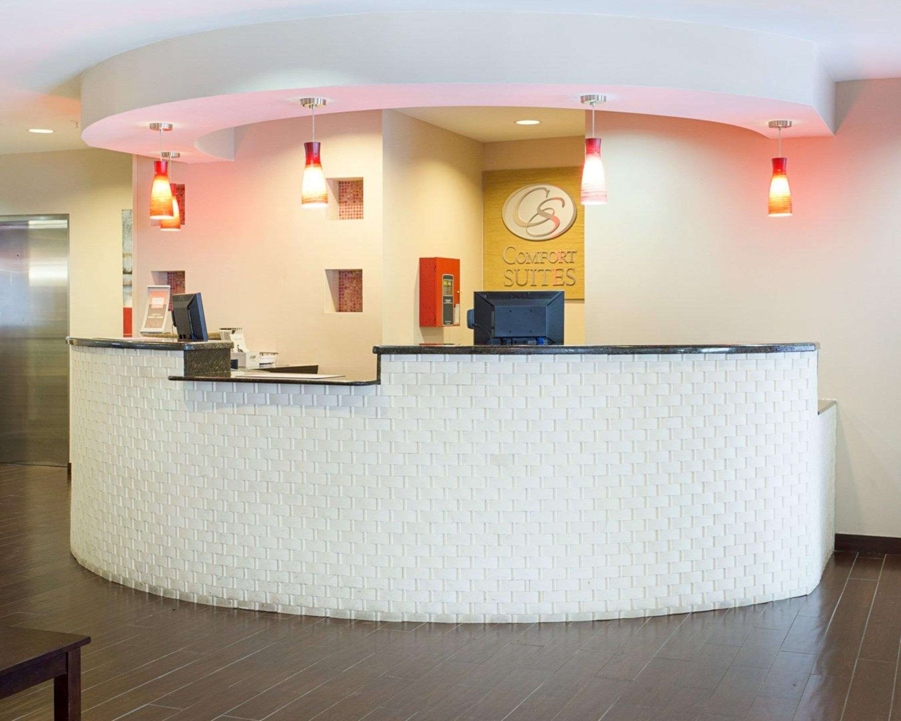 Front desk with friendly staff