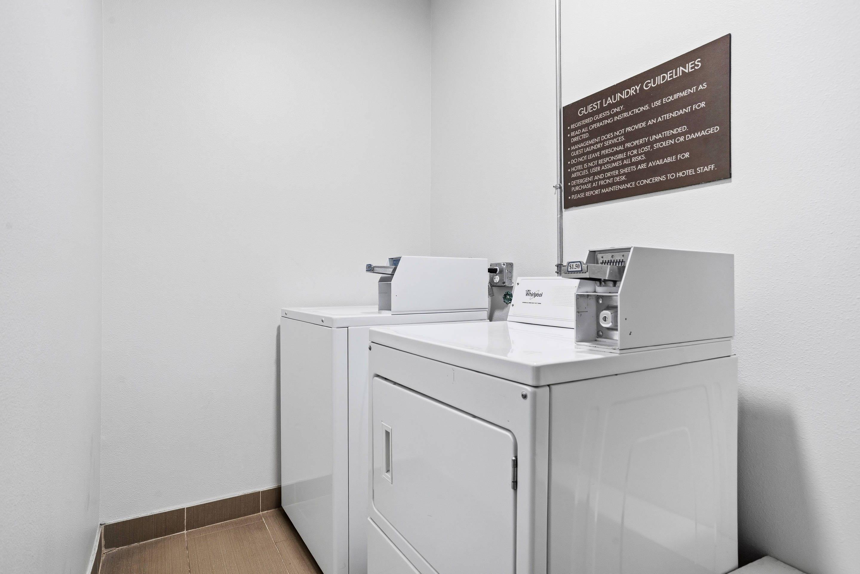 Guest laundry facilities