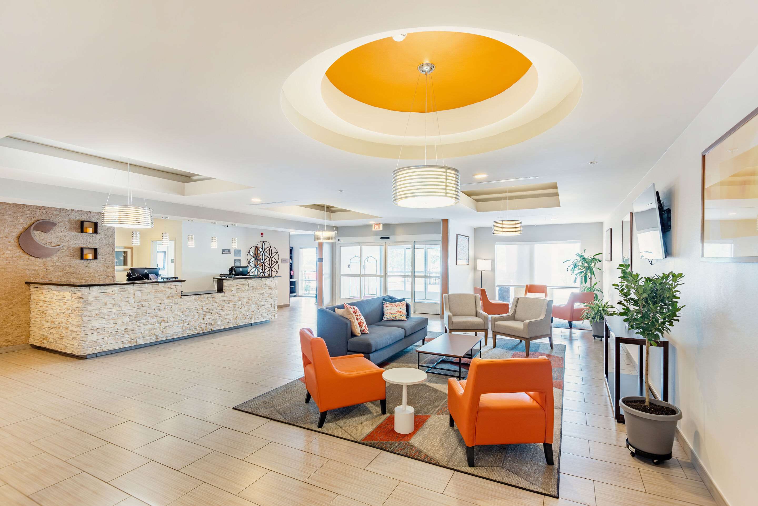 Lobby with sitting area