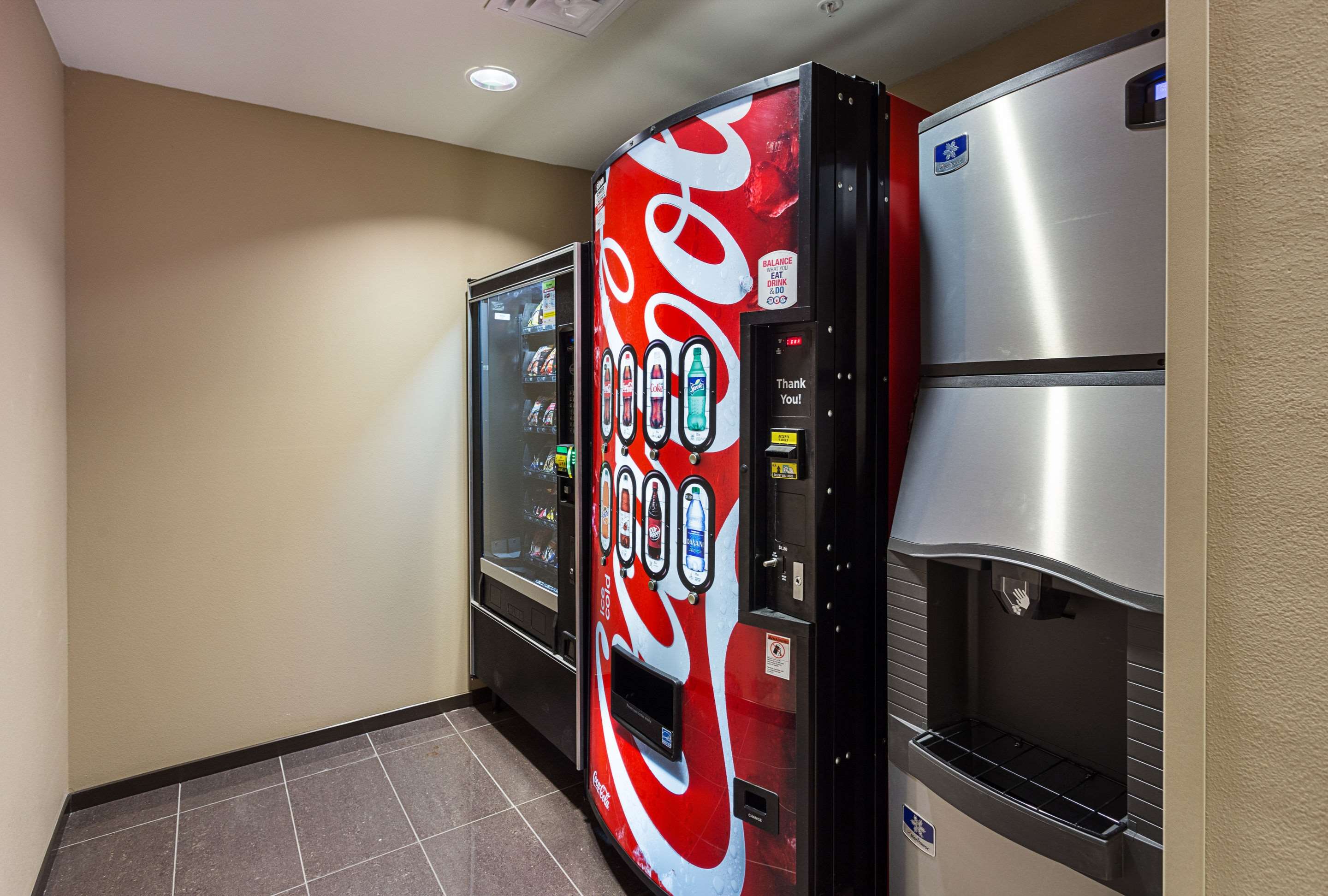 Hotel vending area