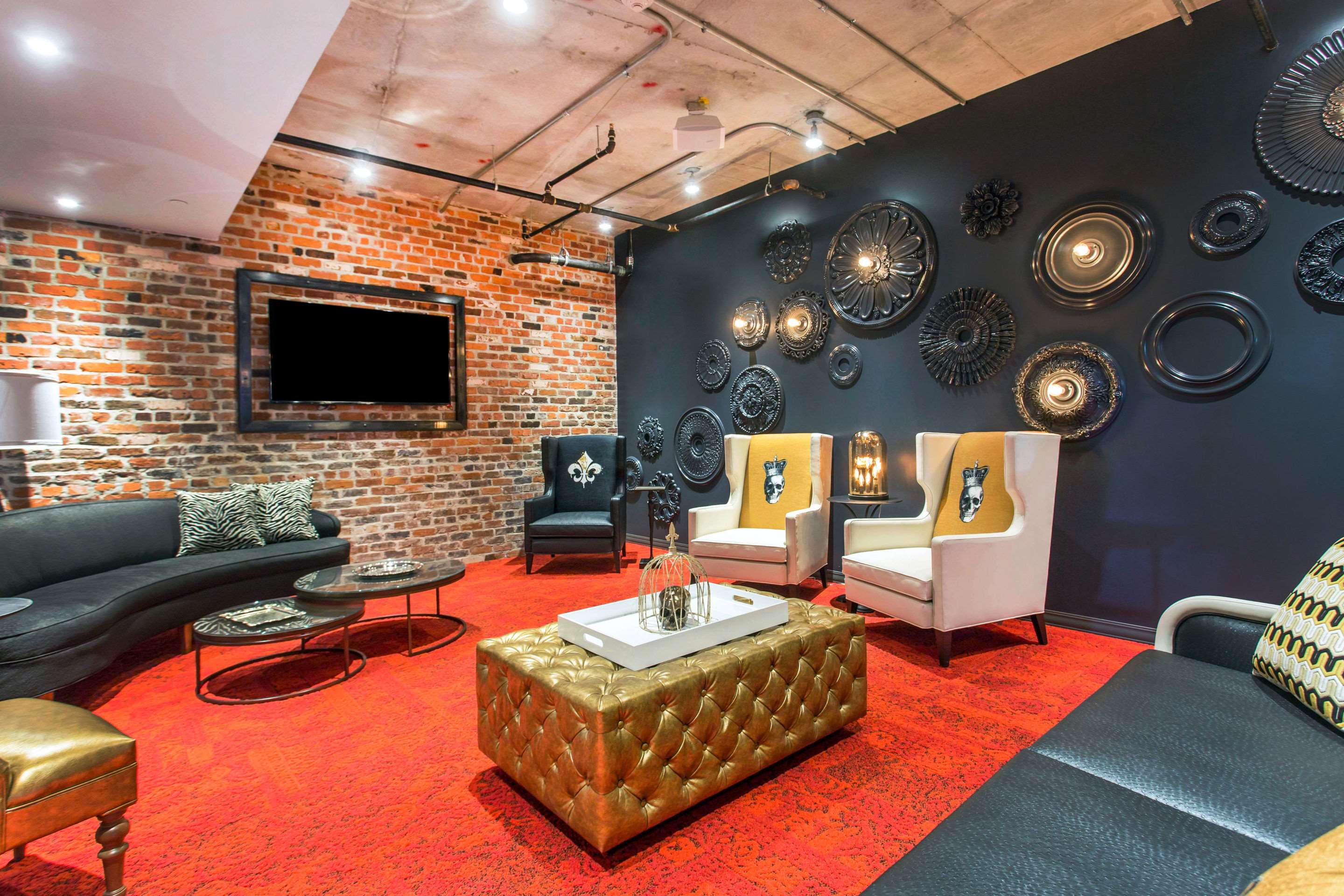 Spacious lobby