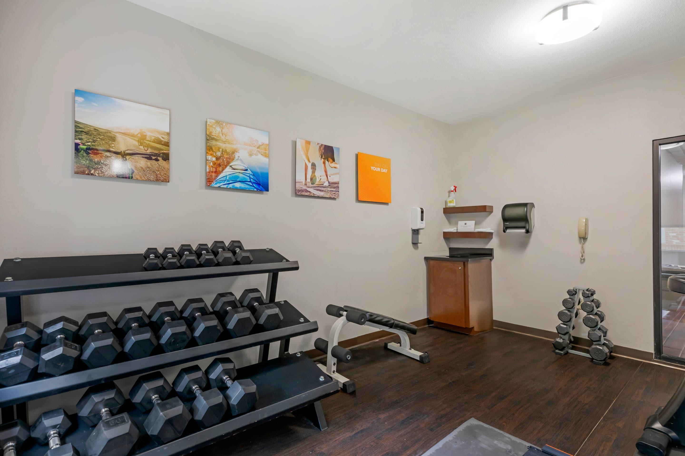 Fitness center | Comfort Inn & Suites Covington - Mandeville