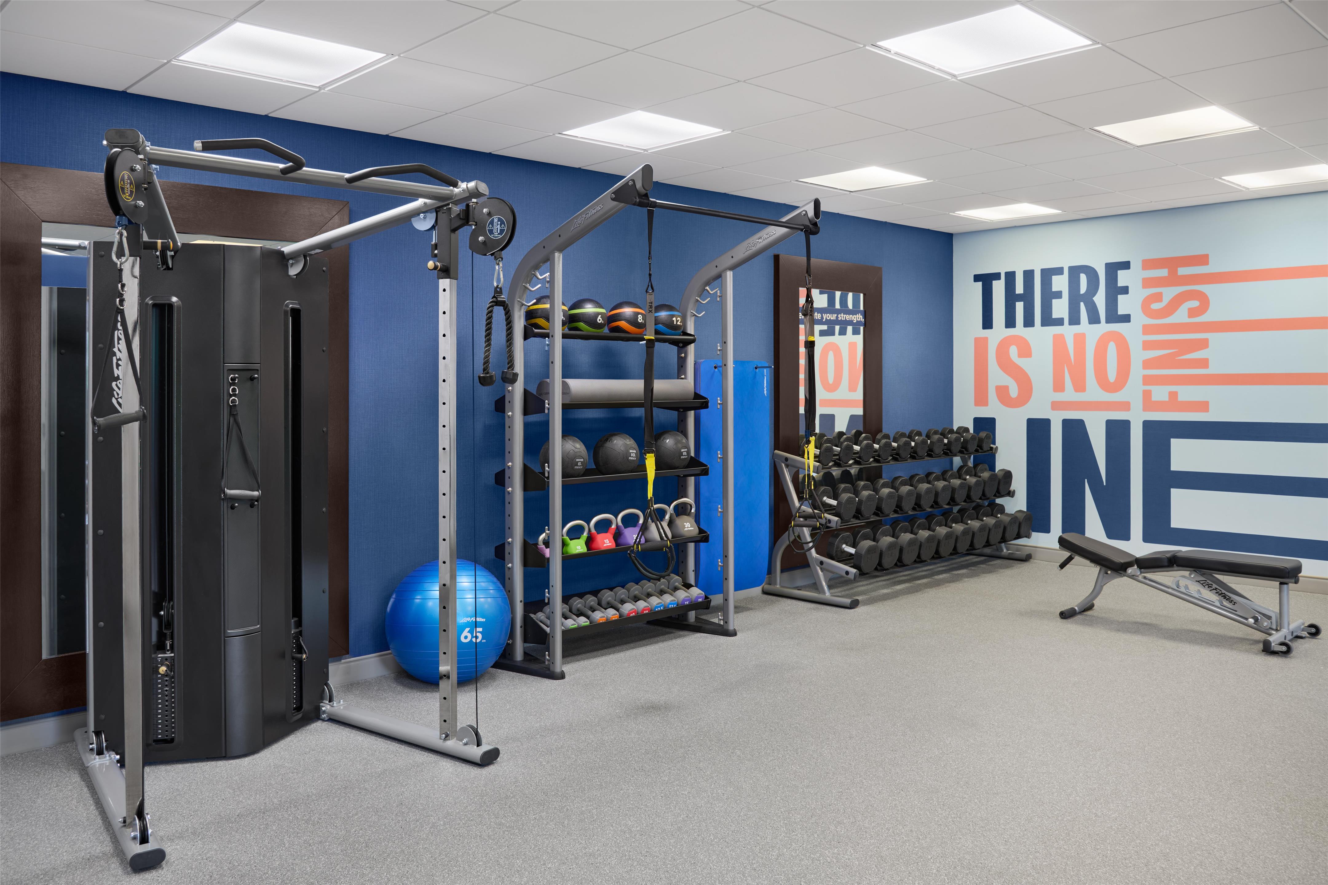 Health club fitness center gym | Hampton Inn & Suites St. Paul Oakdale/Woodbury