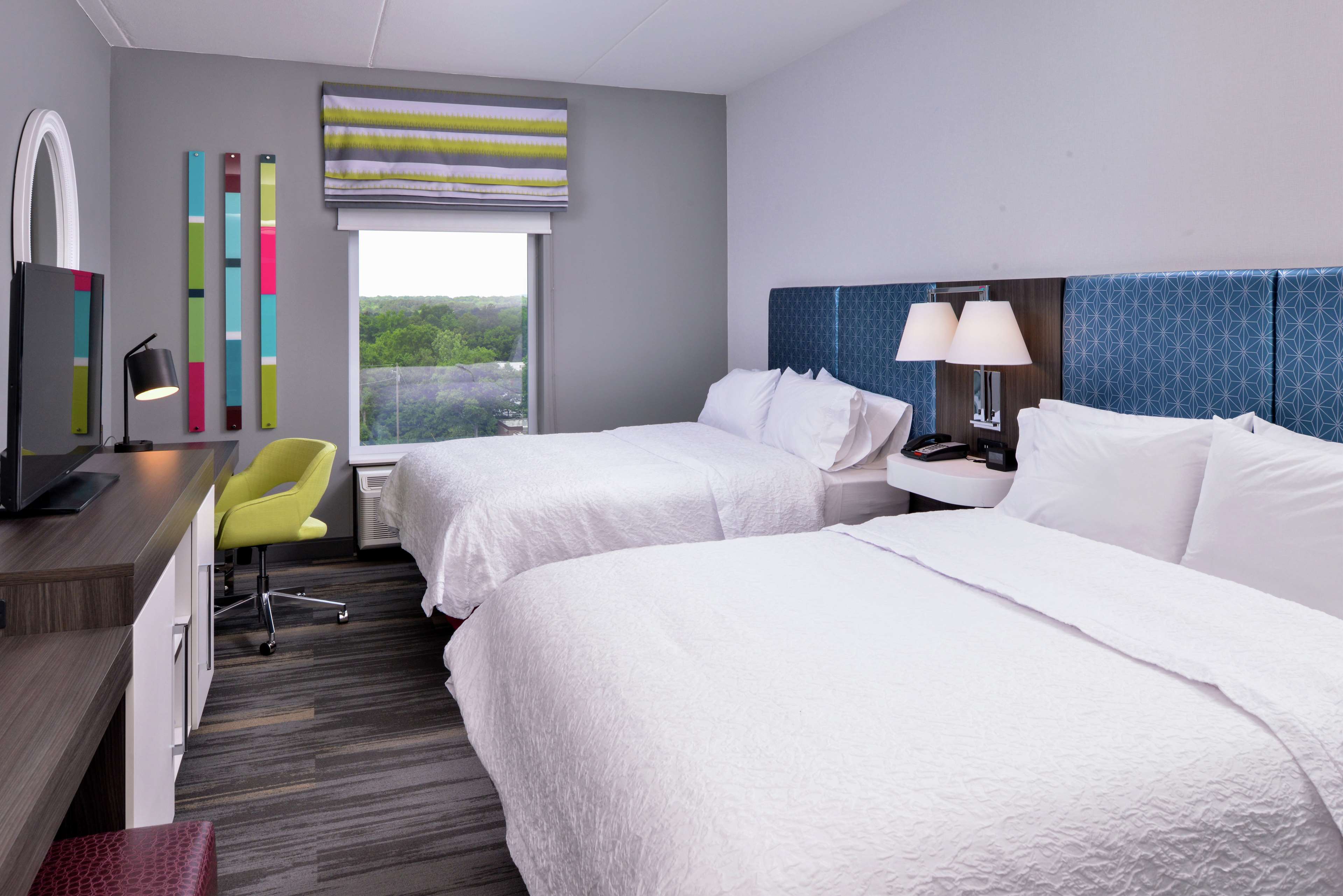 Hampton Inn and Suites Atlanta/Marietta Room Type - TWO QUEEN BEDS W FRIDGE NS