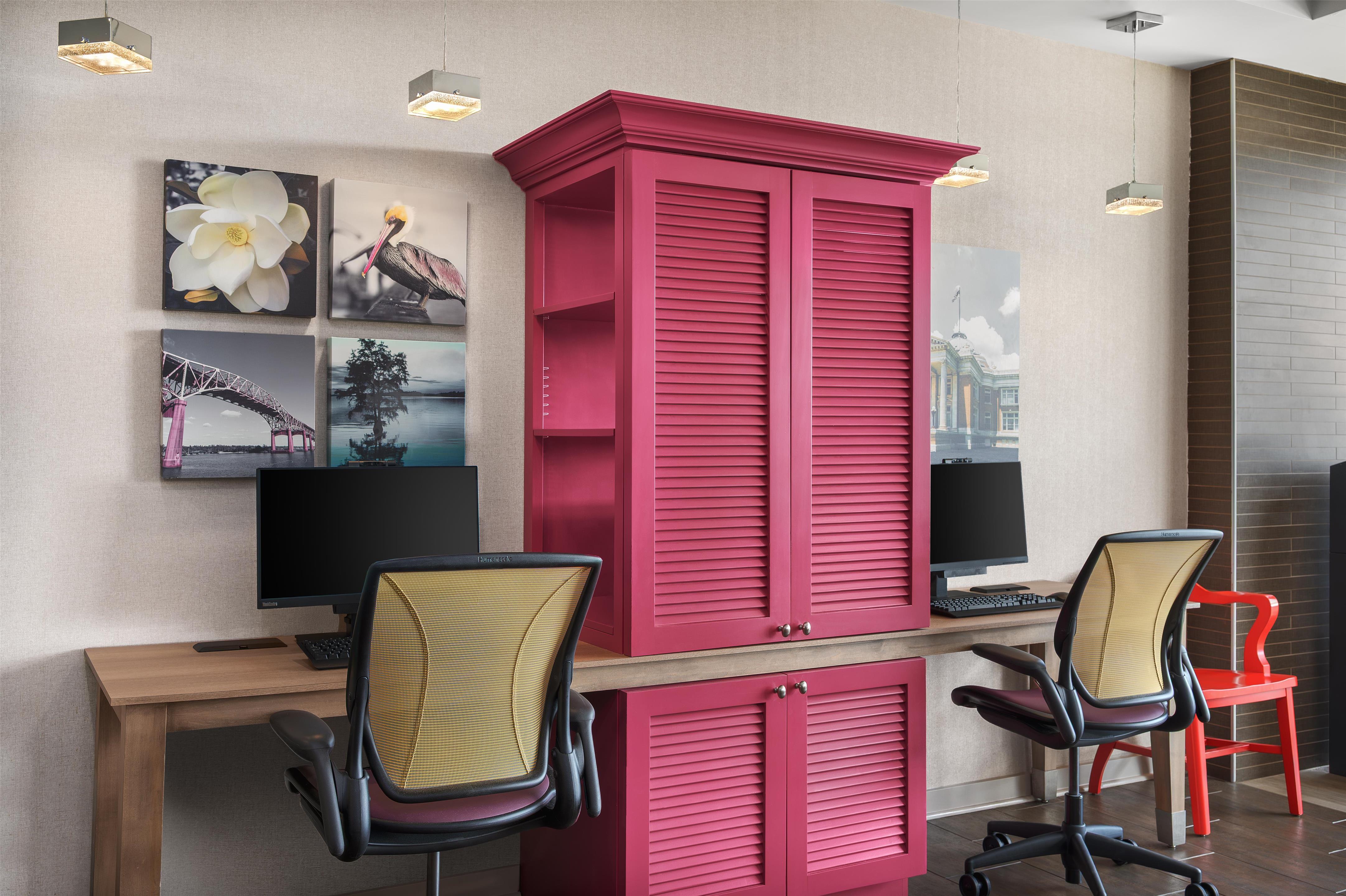 Business Center | Home2 Suites by Hilton Lake Charles, LA