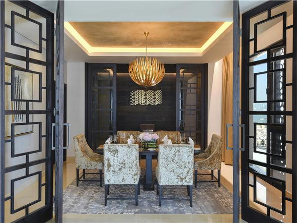 IMPERIAL SUITE, 2 bedrooms, separate living area, dining area, kitchen and 2 terraces