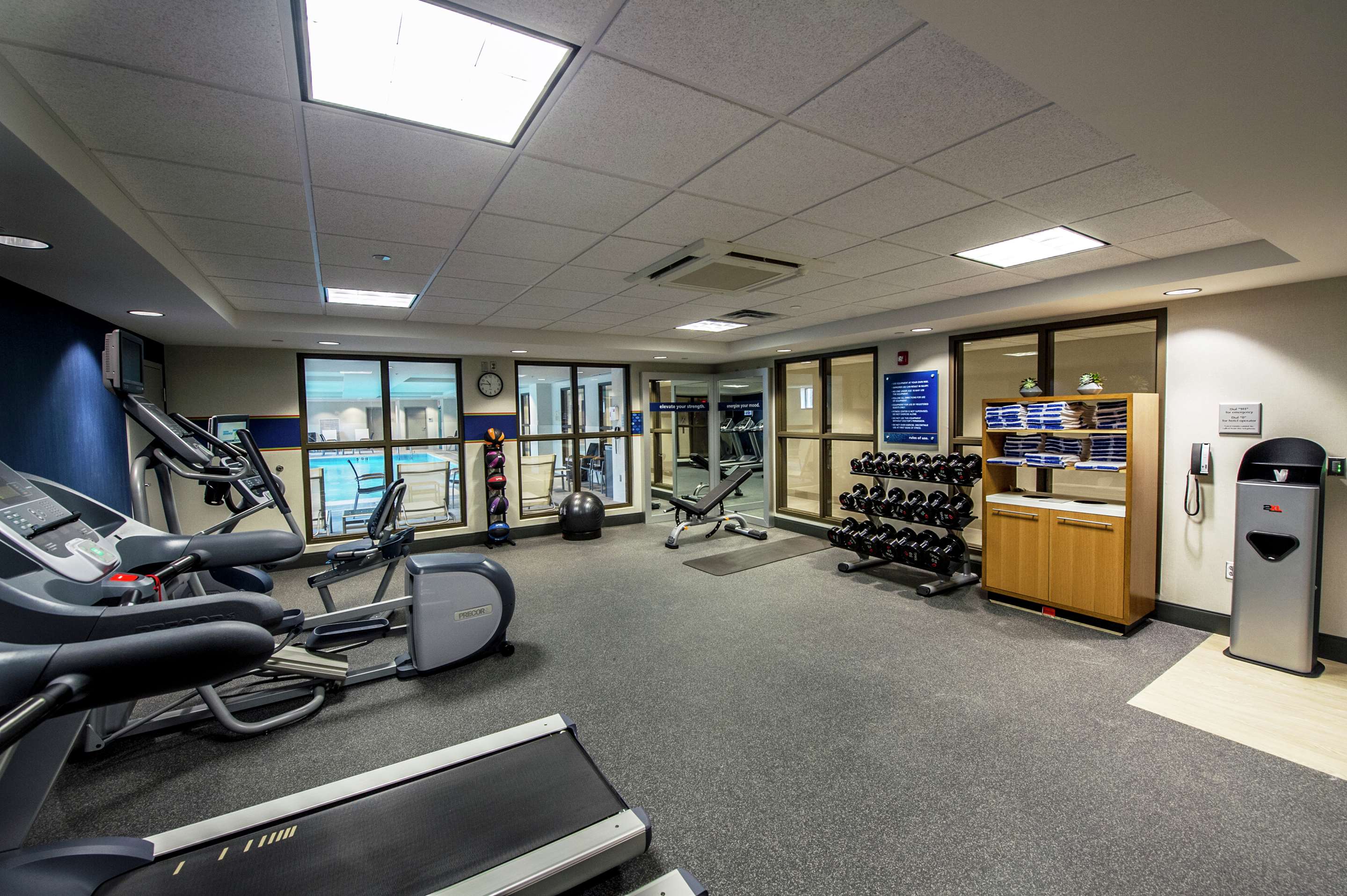Health club fitness center gym