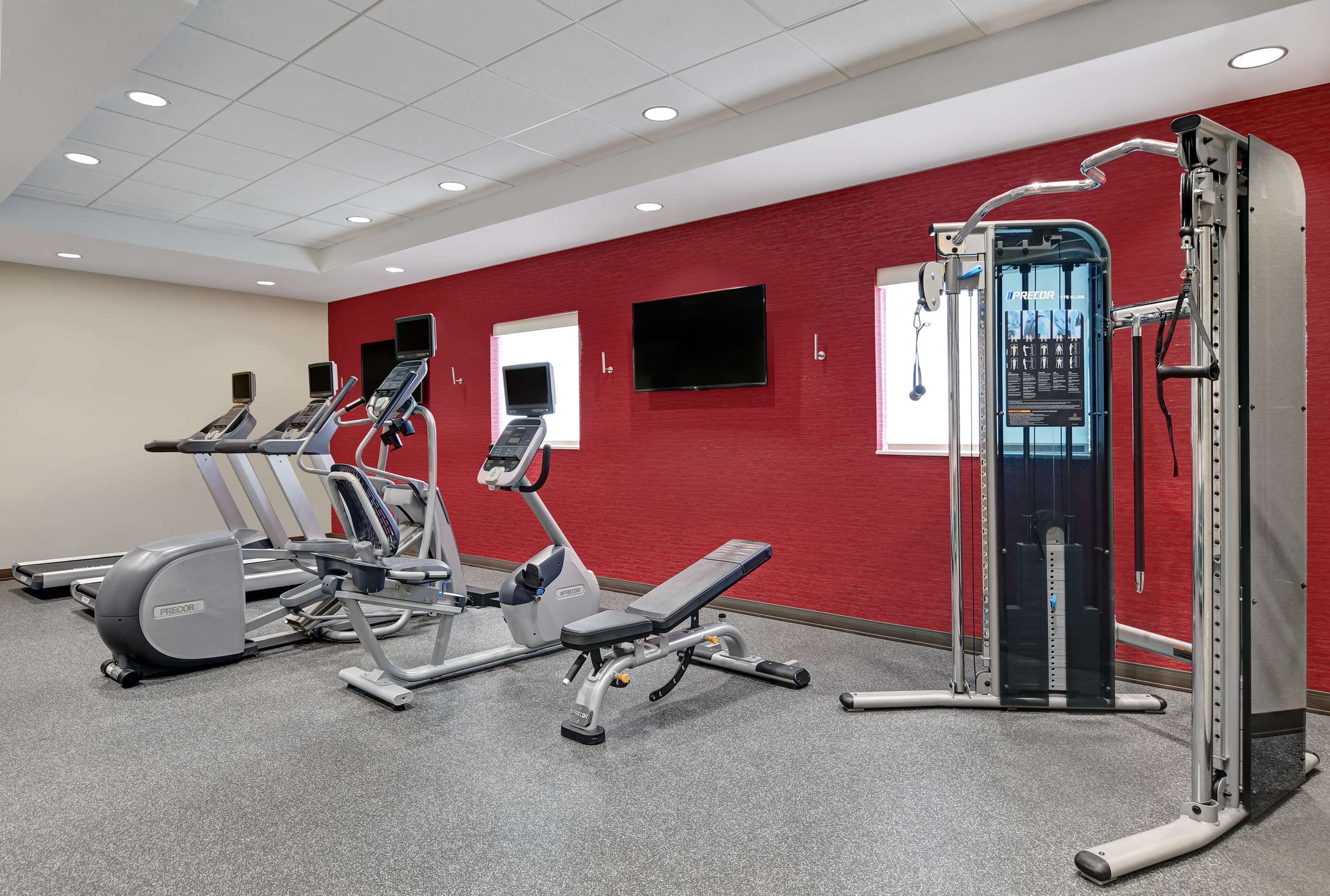 Health club fitness center gym | Home2 Suites by Hilton Bordentown