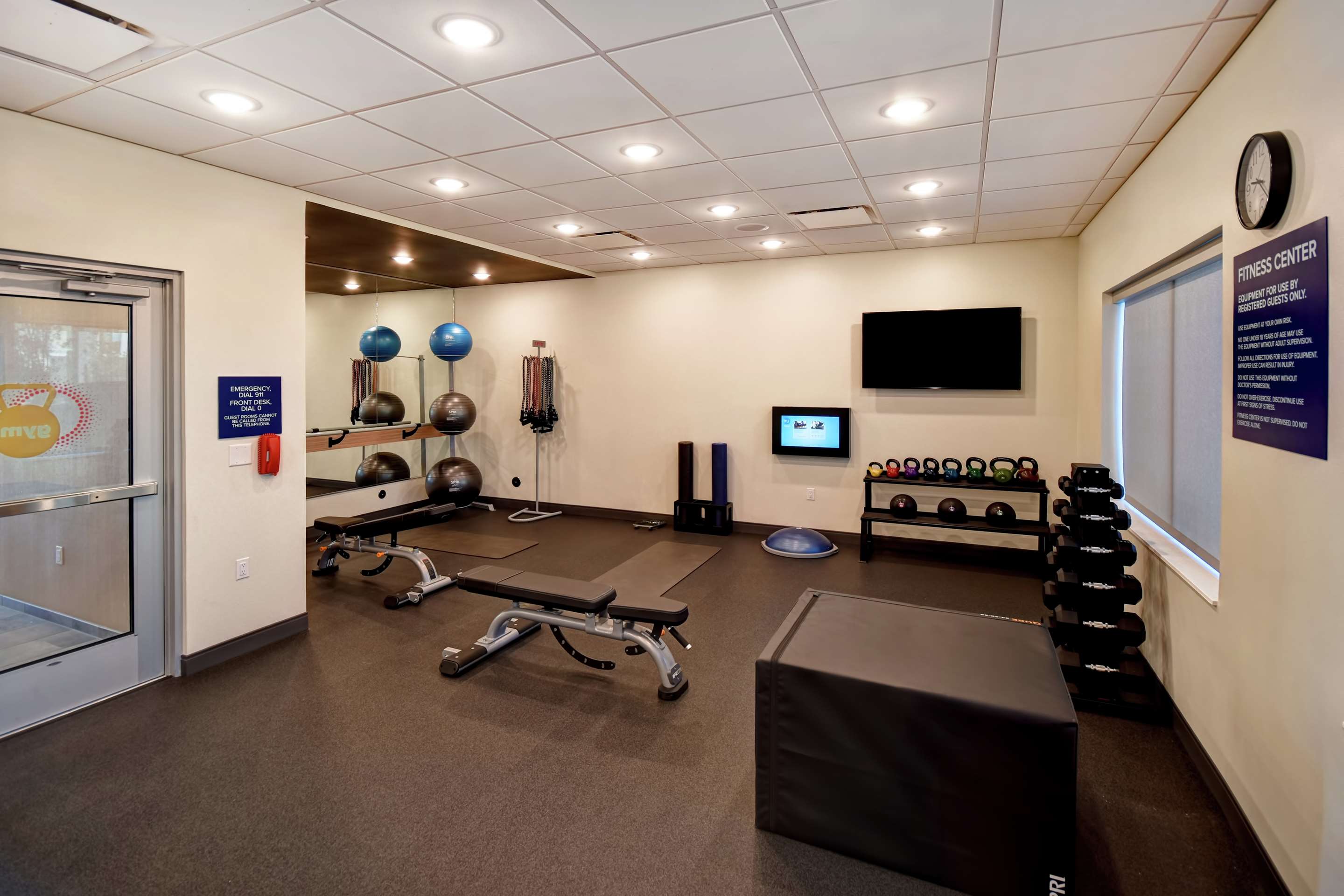 Health club fitness center gym
