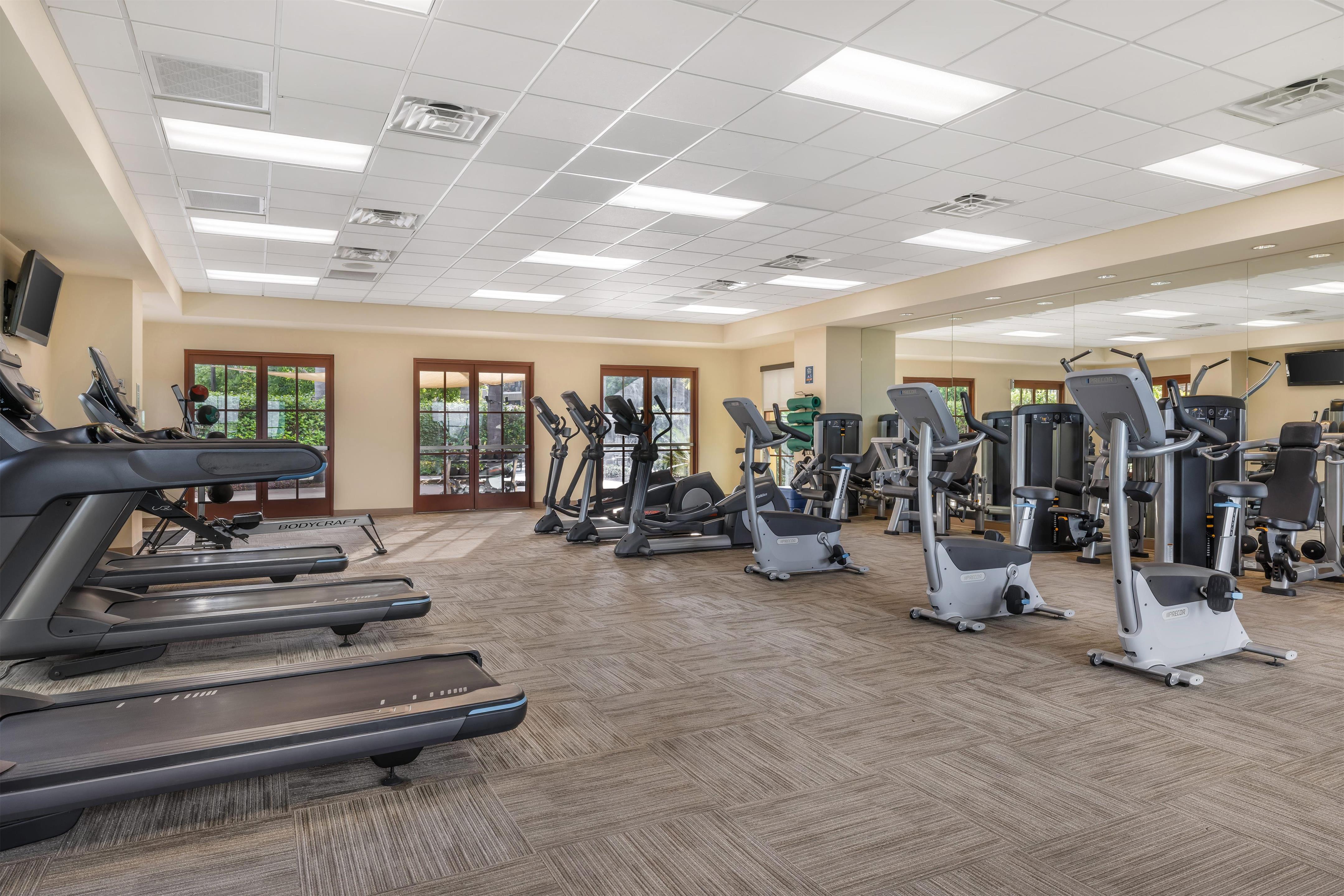 Health club fitness center gym