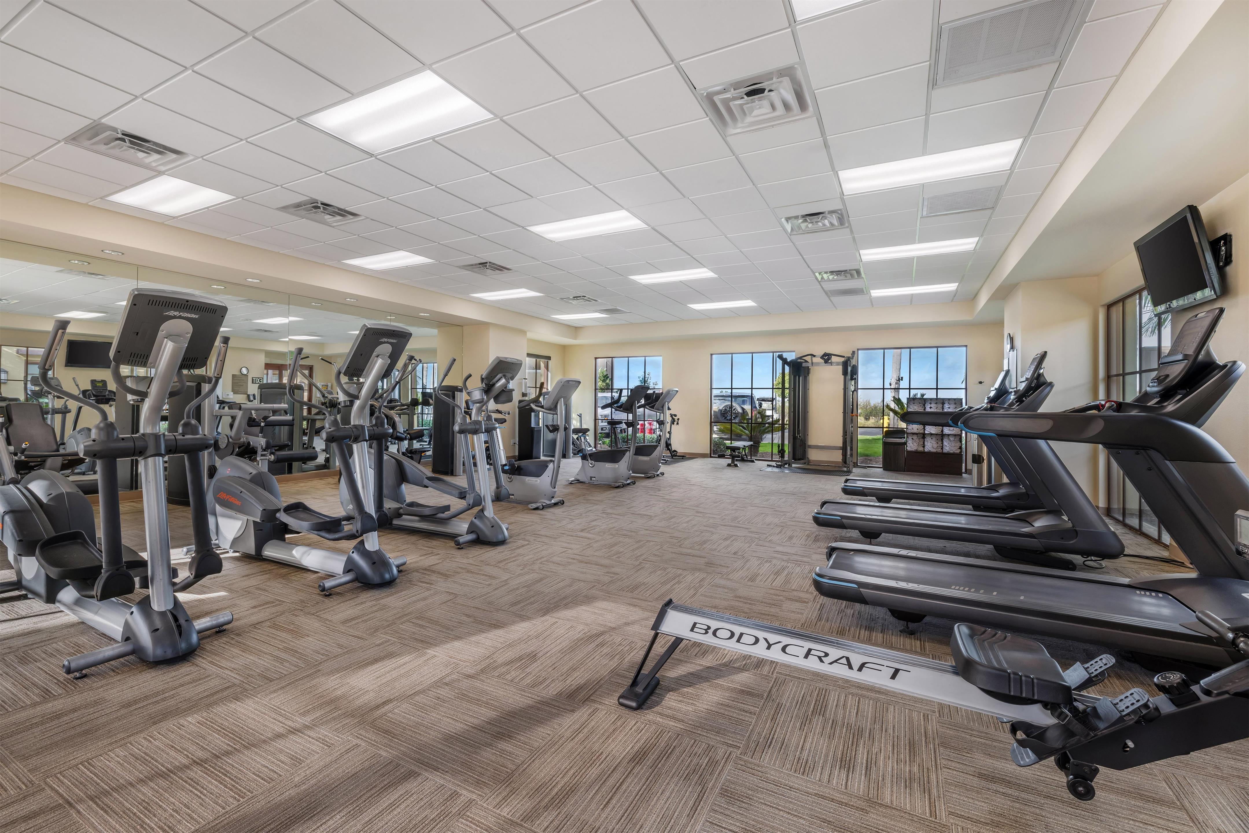 Health club fitness center gym