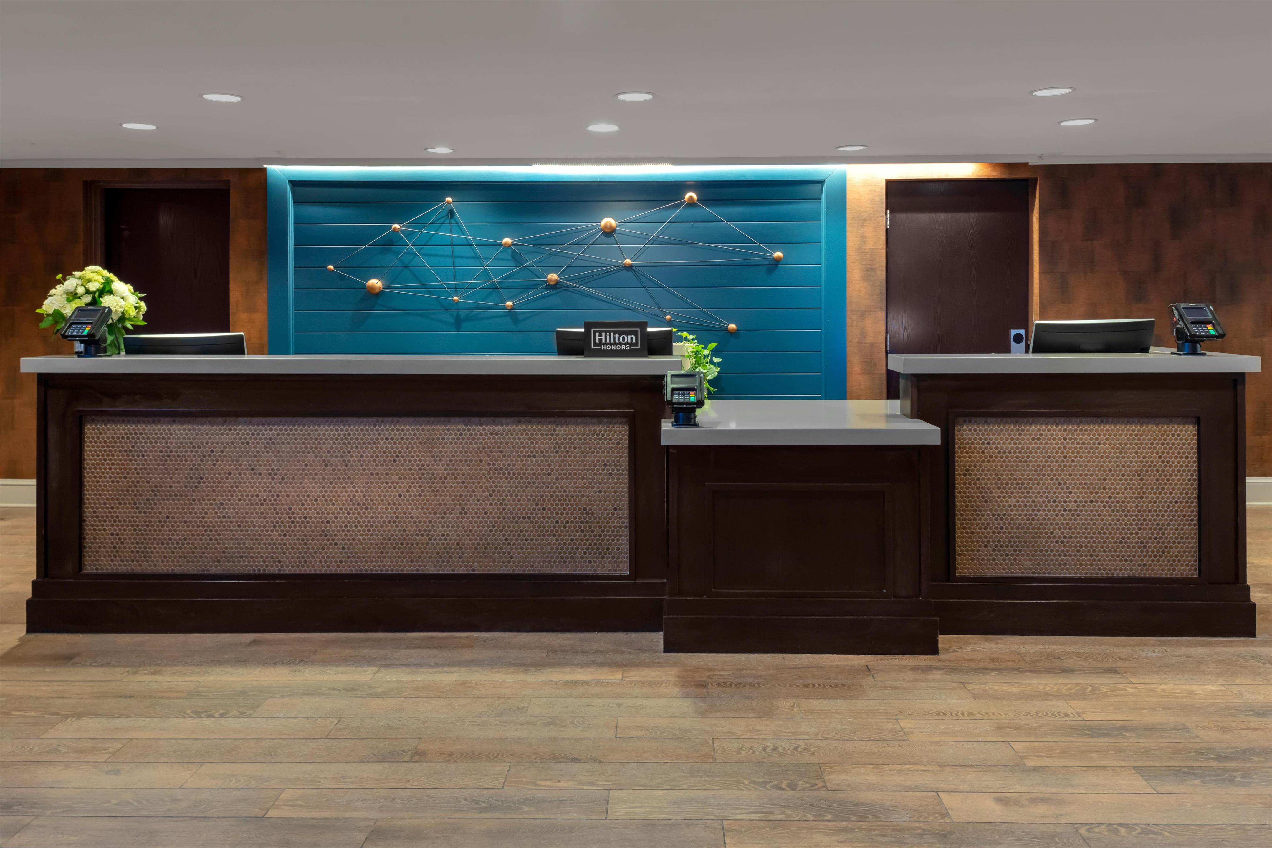 Reception | DoubleTree by Hilton Burlington Vermont