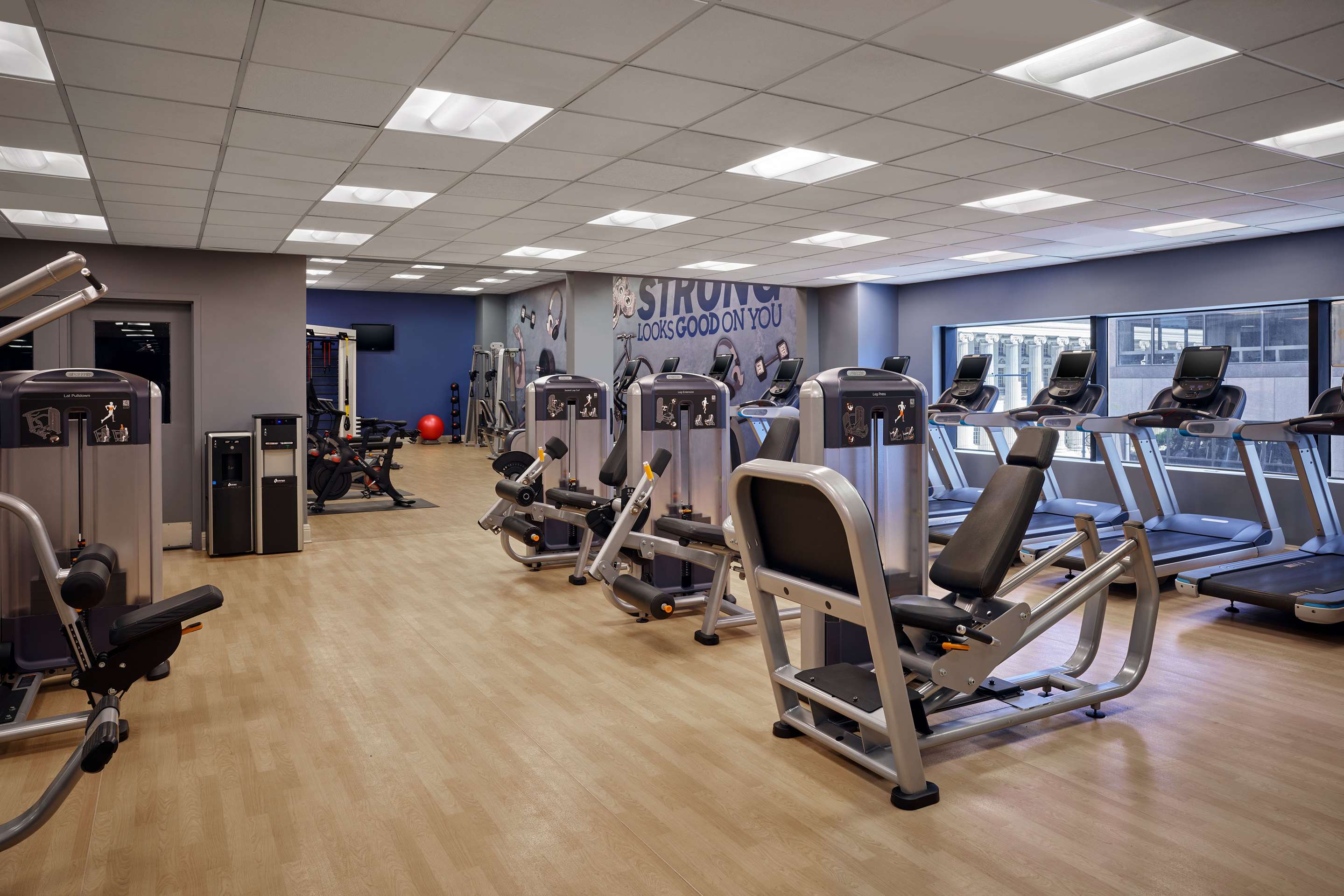 Health club fitness center gym | Hilton Denver City Center