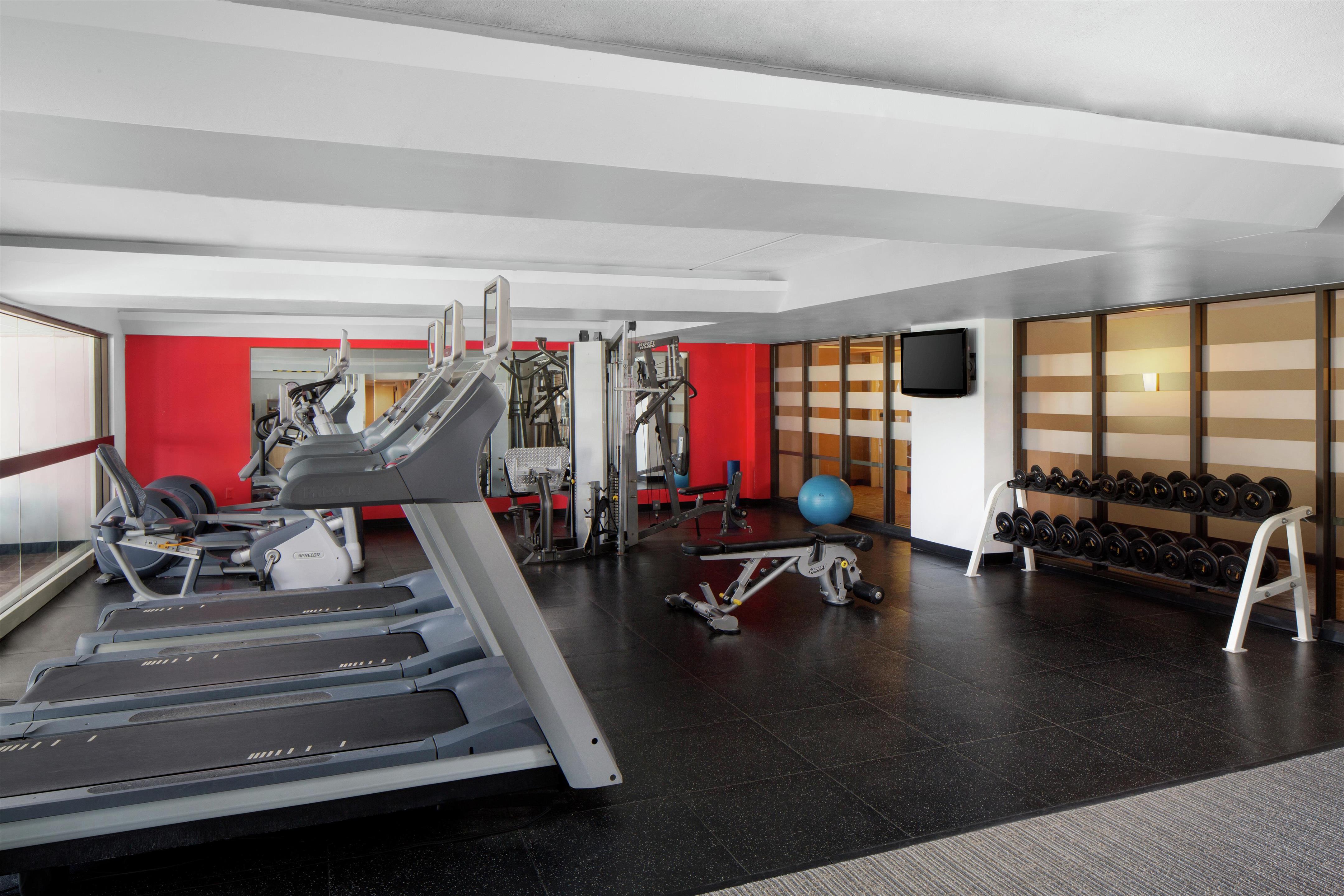 Health club fitness center gym | DoubleTree by Hilton Manchester Downtown
