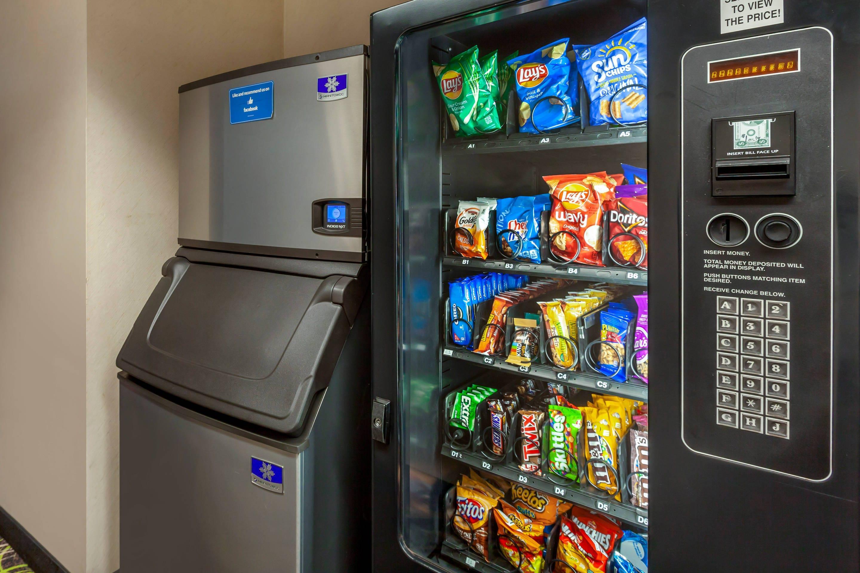 Hotel vending area