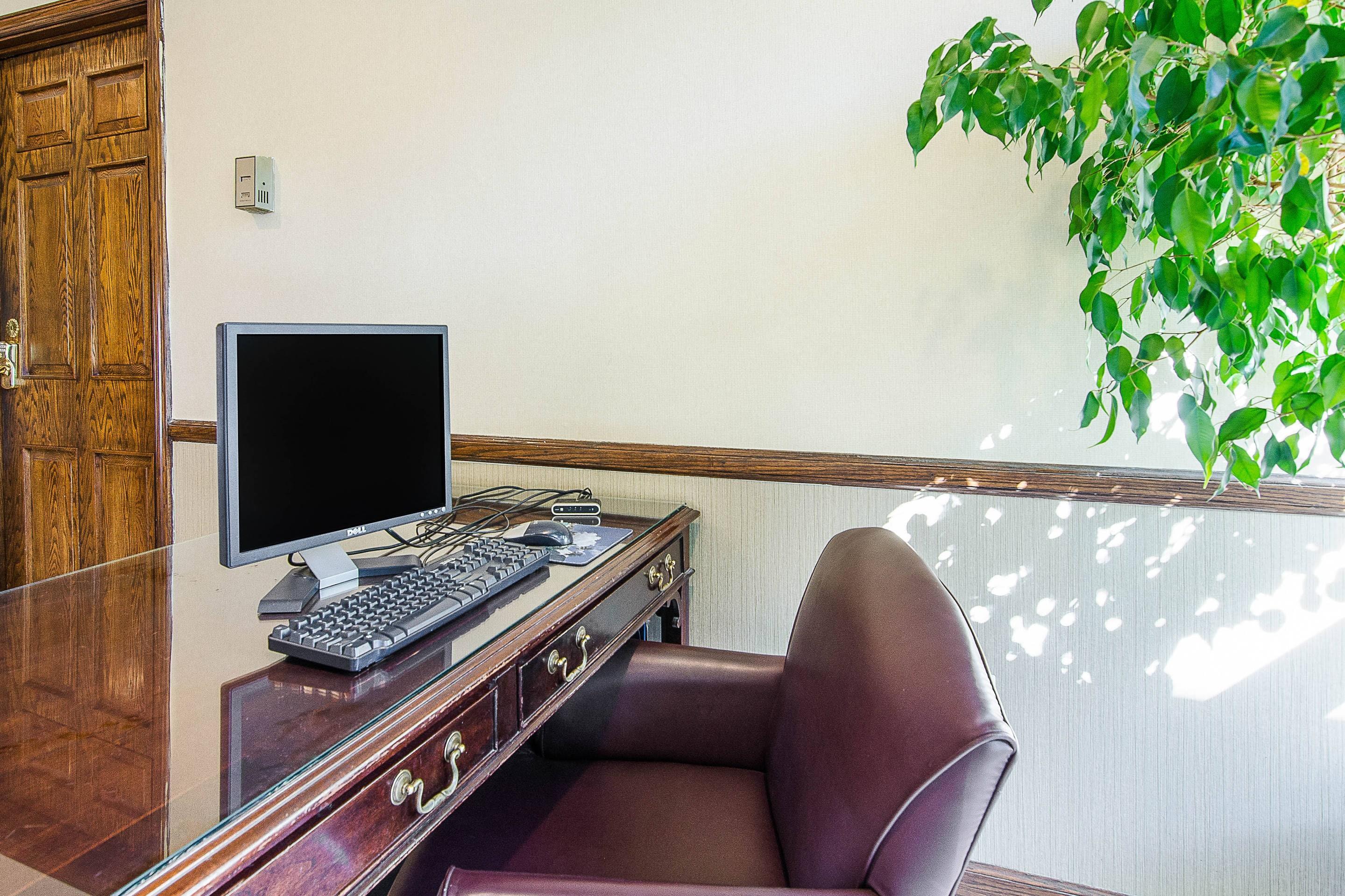 Computer in the lobby