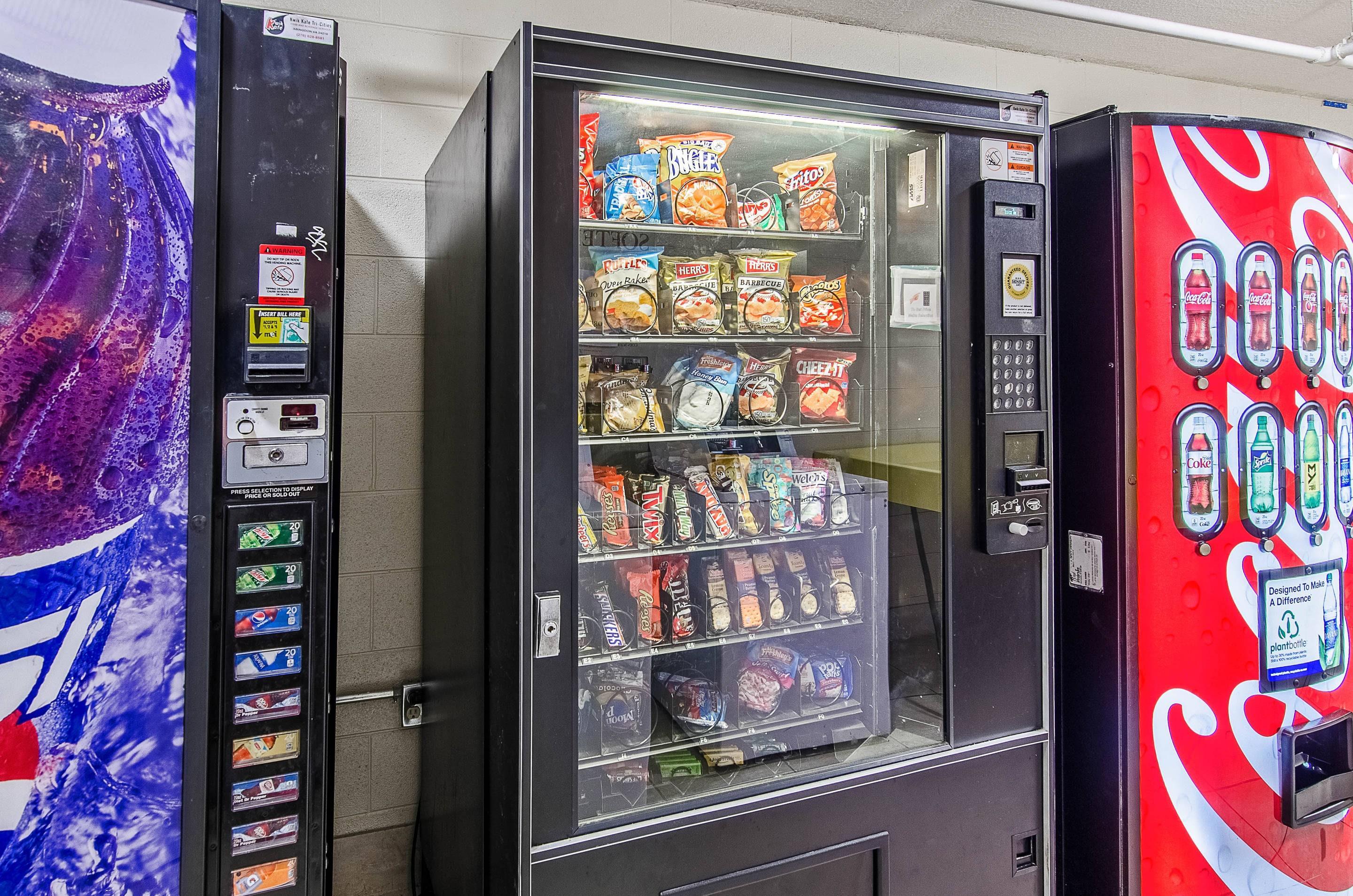 Hotel vending area