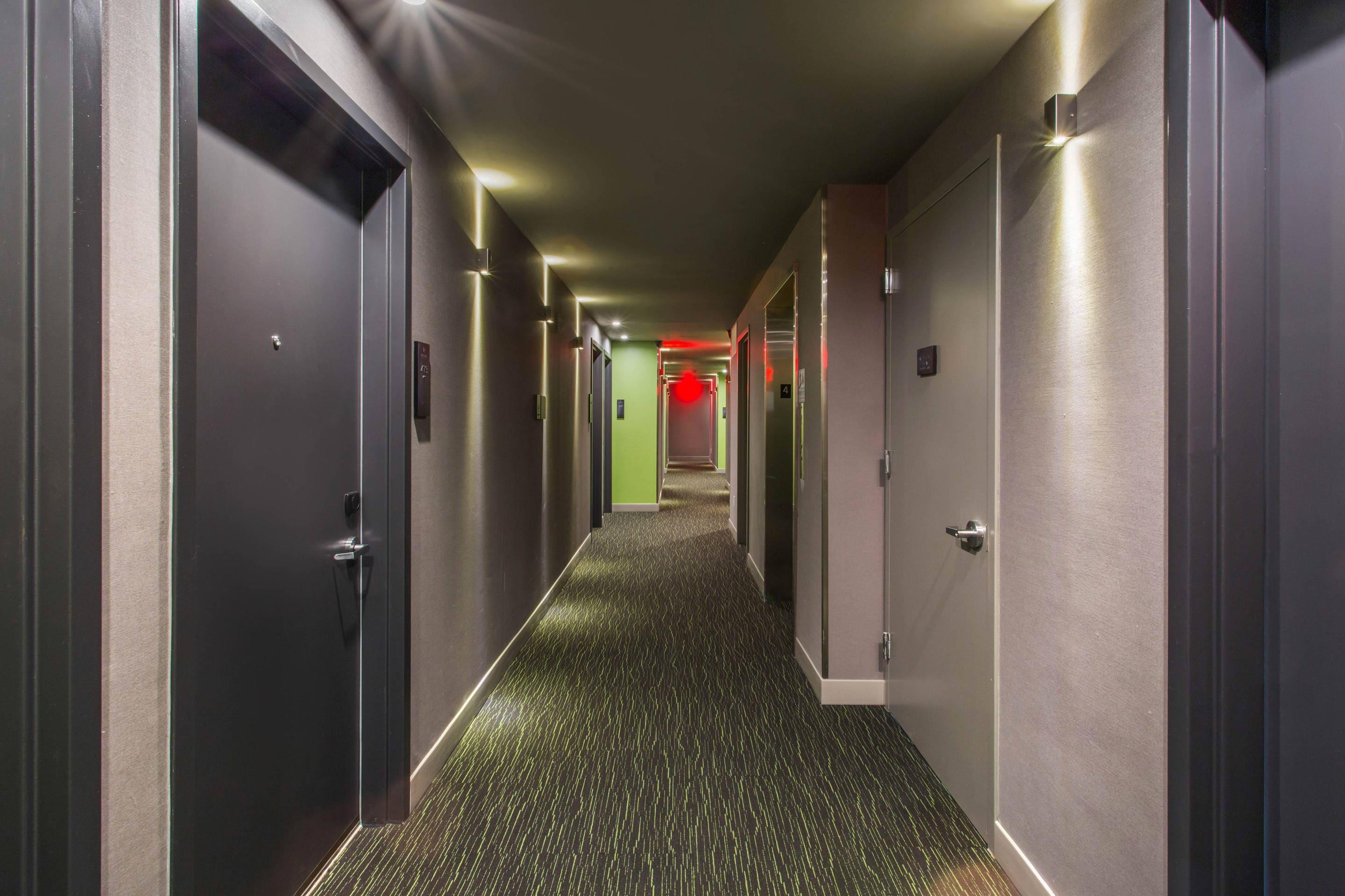 Hotel corridor